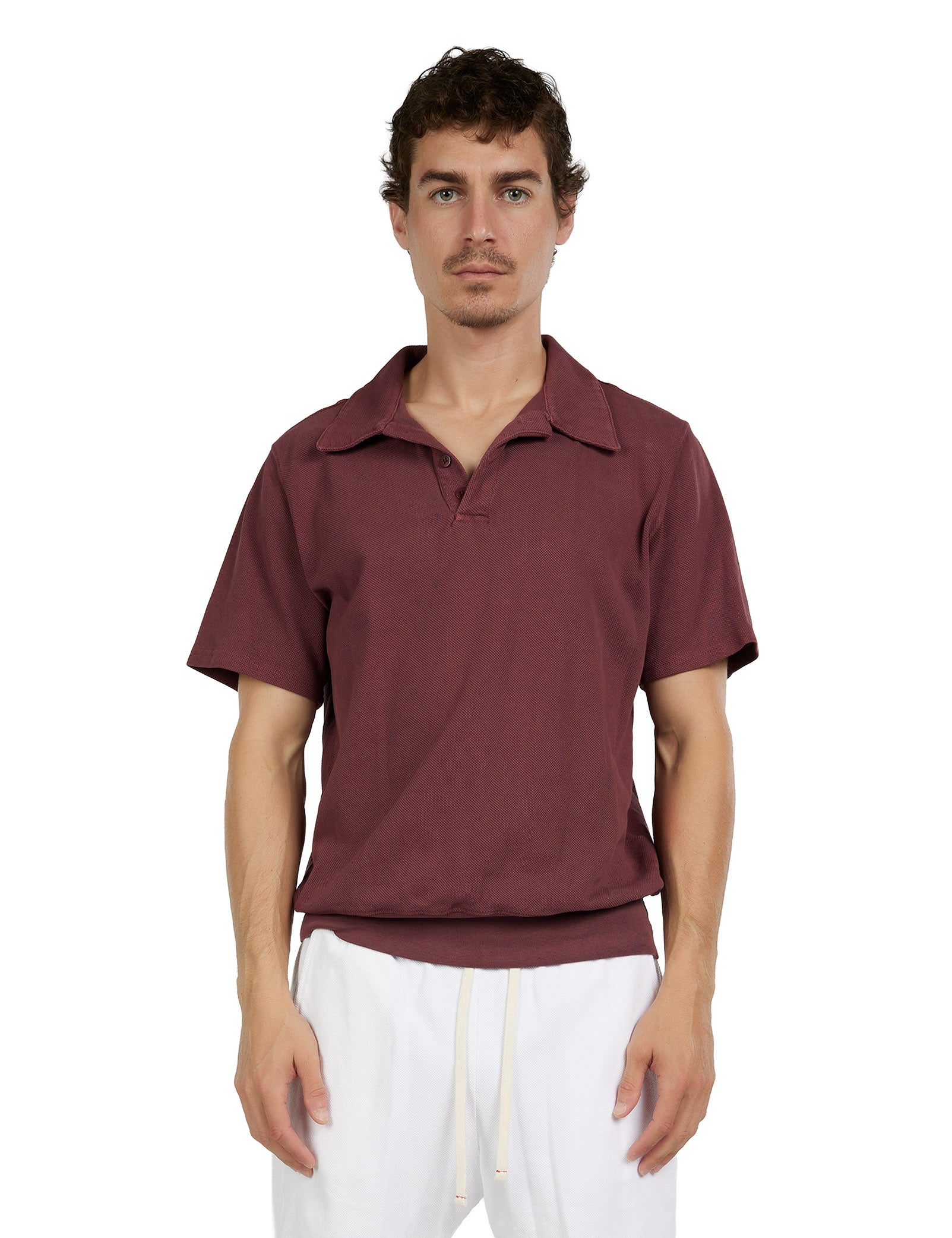Piqué S/S Banded Tennis Polo