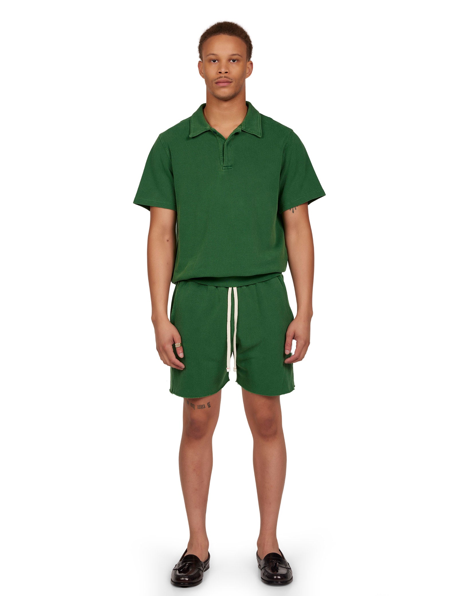 Piqué S/S Banded Tennis Polo