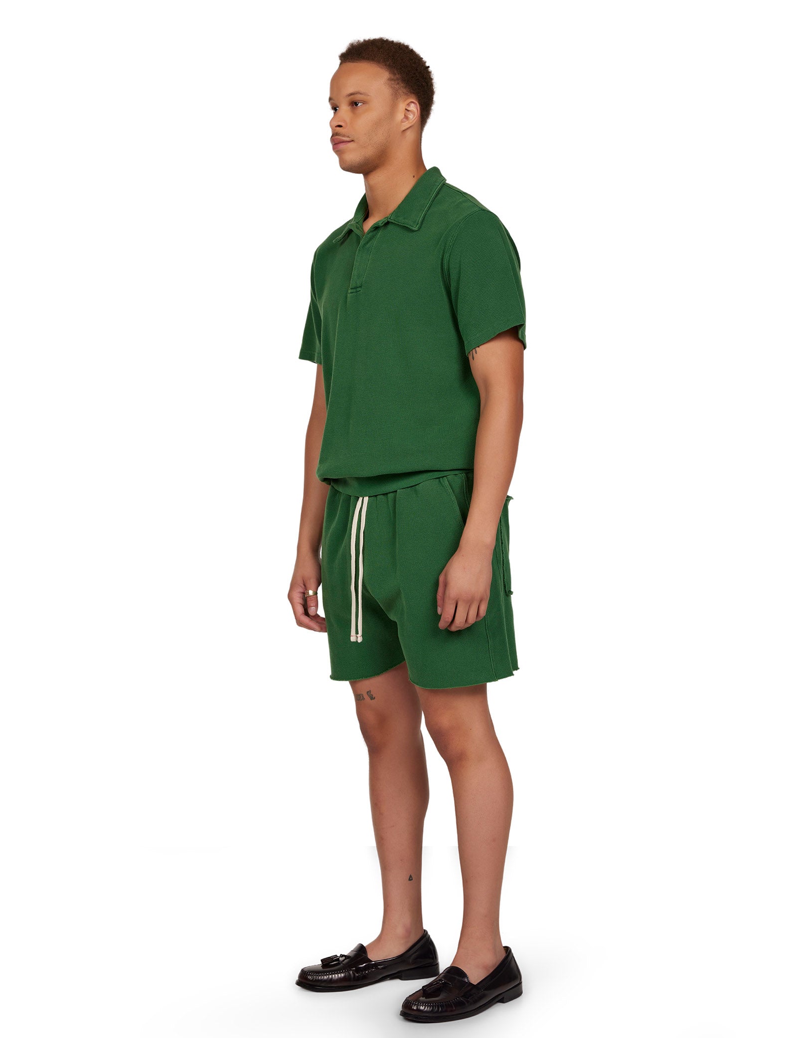 Piqué S/S Banded Tennis Polo