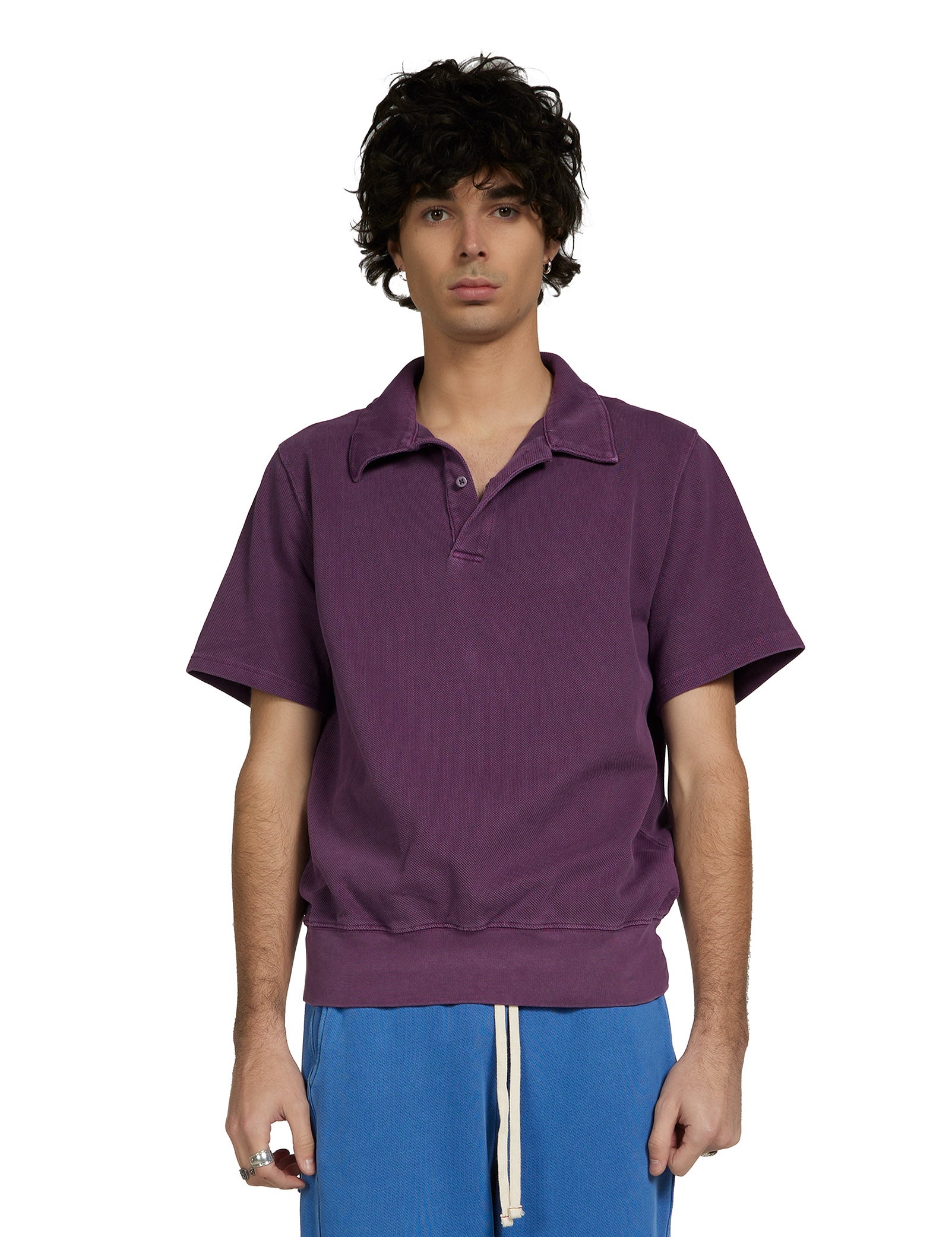 Piqué S/S Banded Tennis Polo