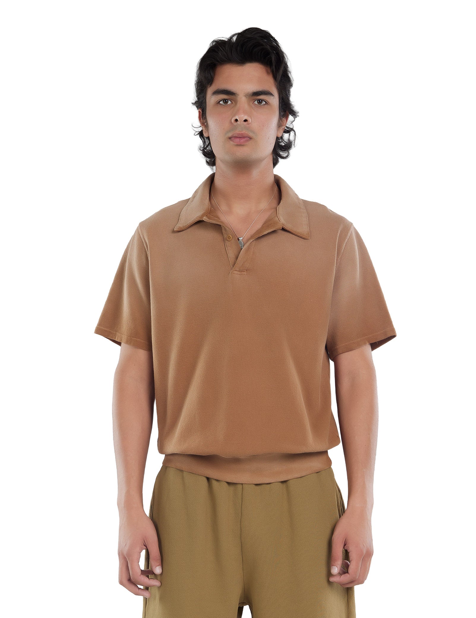 Piqué S/S Banded Tennis Polo