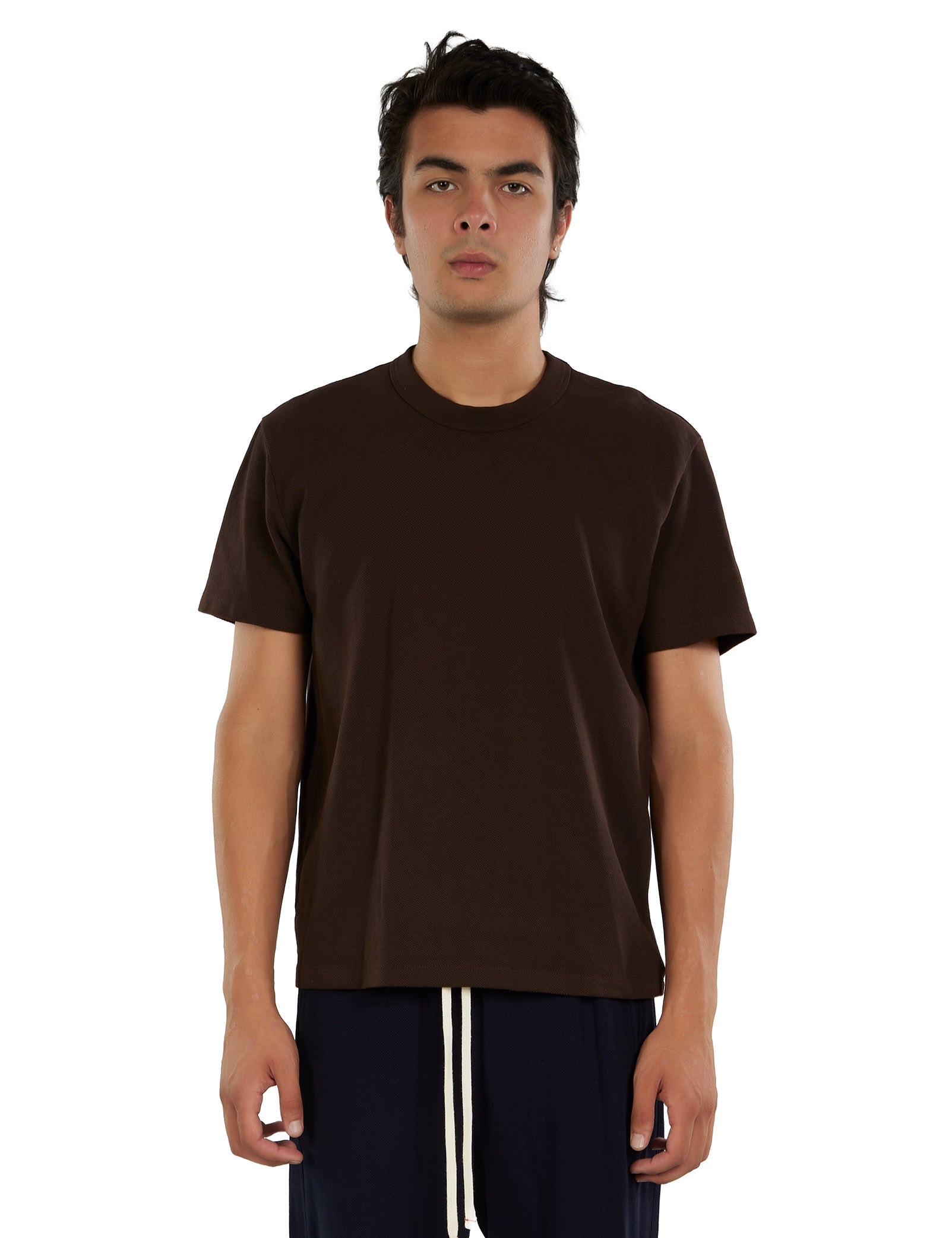 Piqué Binded Neck Tee