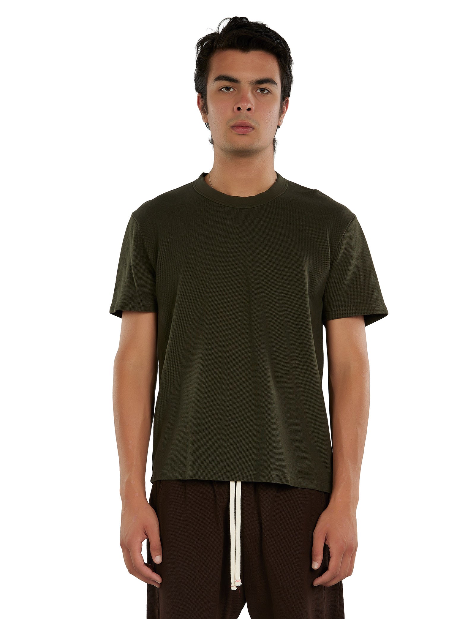Piqué Binded Neck Tee