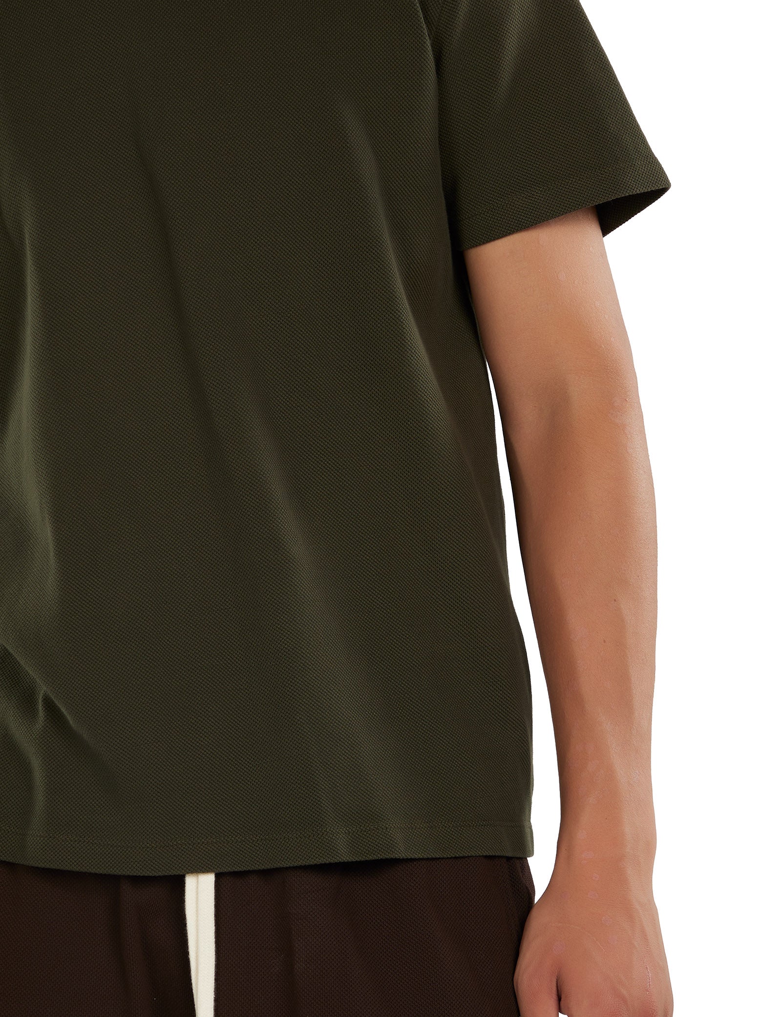 Piqué Binded Neck Tee