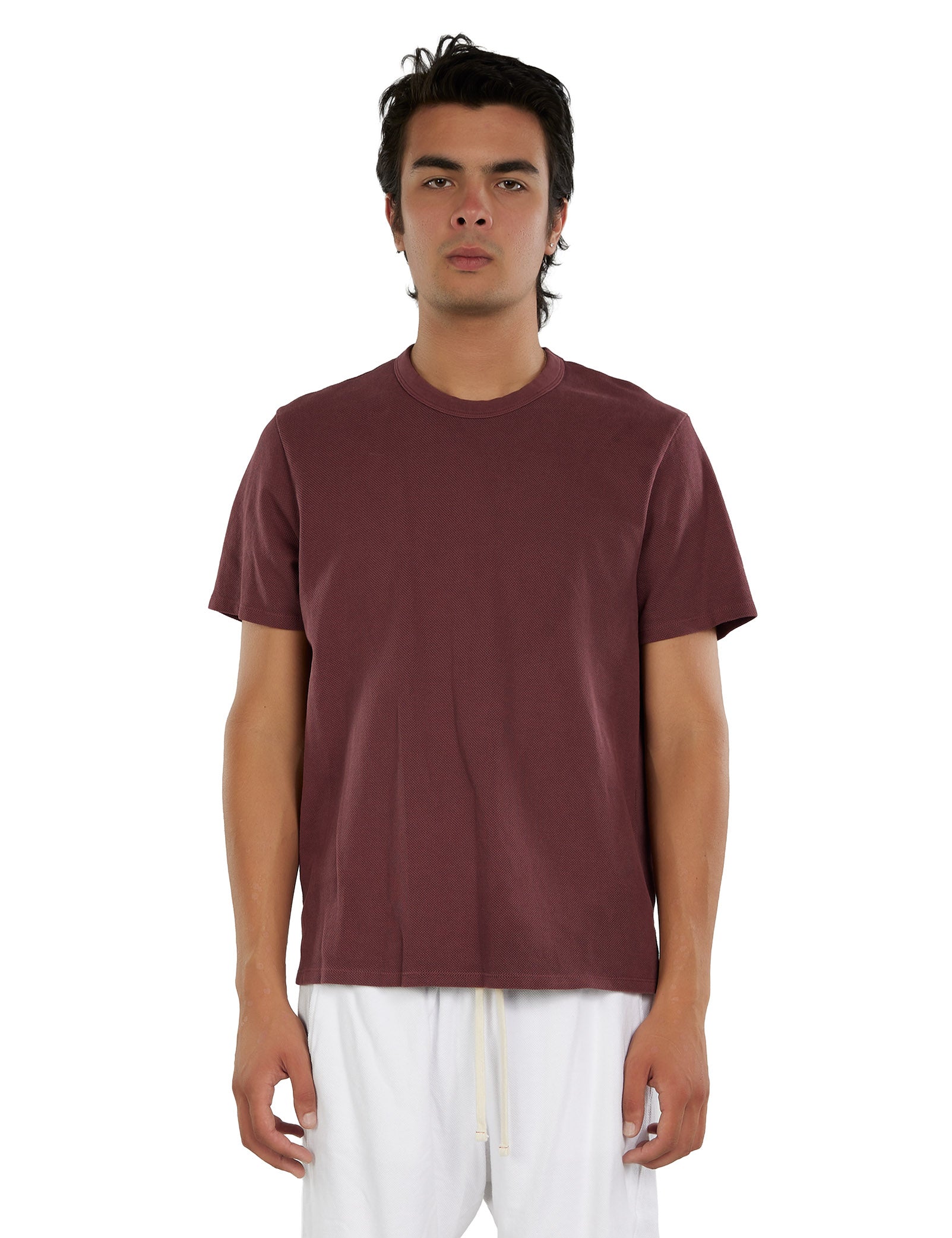 Piqué Binded Neck Tee