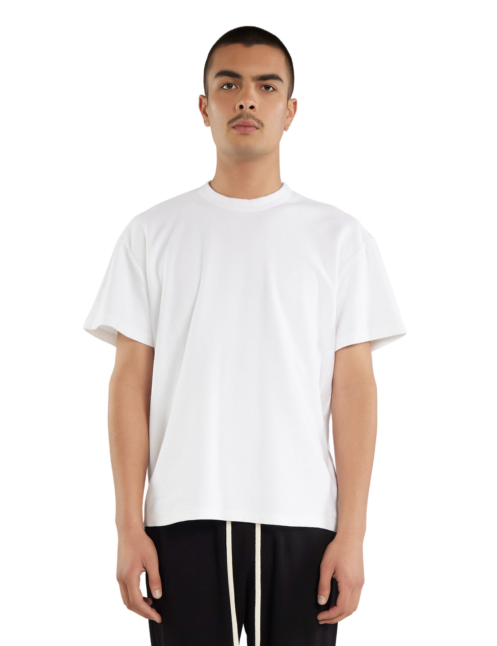 Piqué Binded Neck Tee