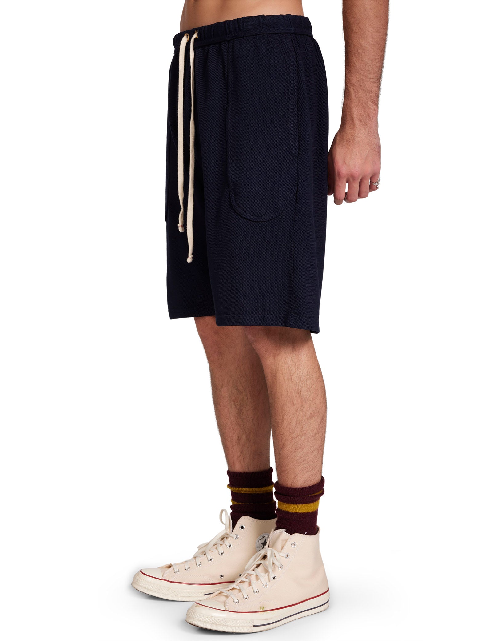 Piqué Invert Pocket Short