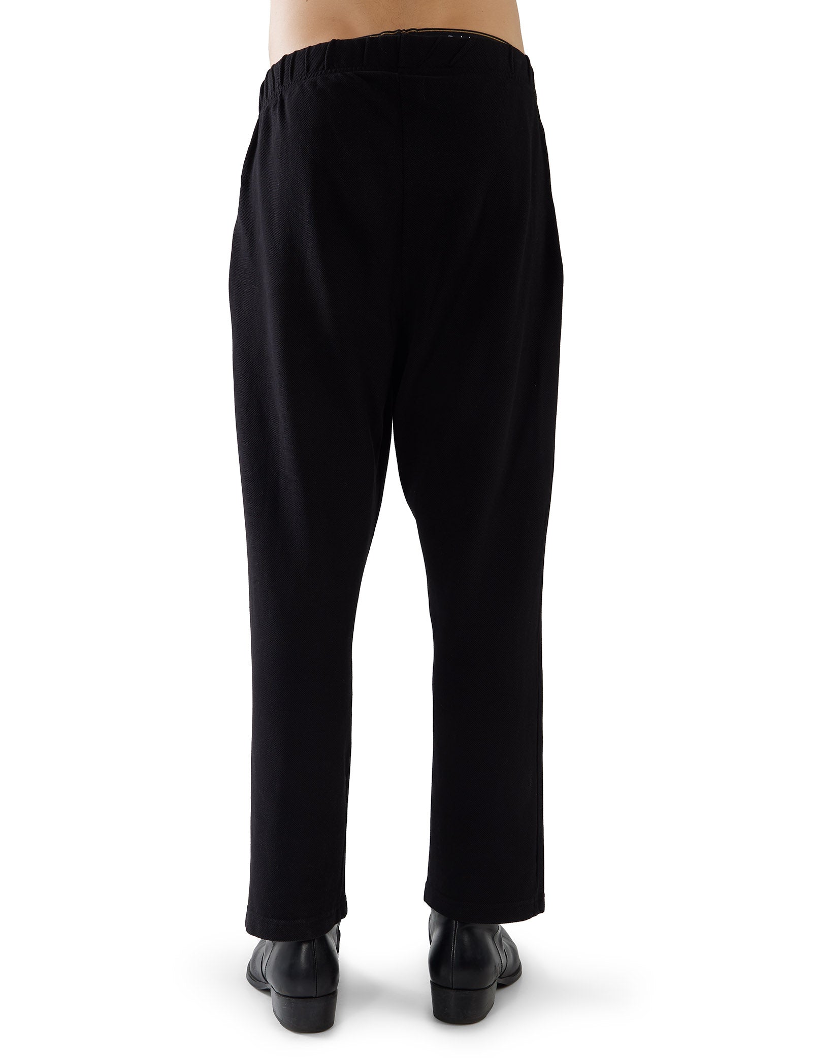 Piqué Cropped Relaxed Pant