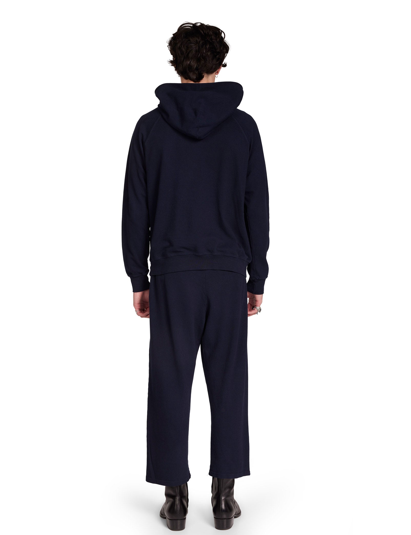 Piqué Cropped Relaxed Pant