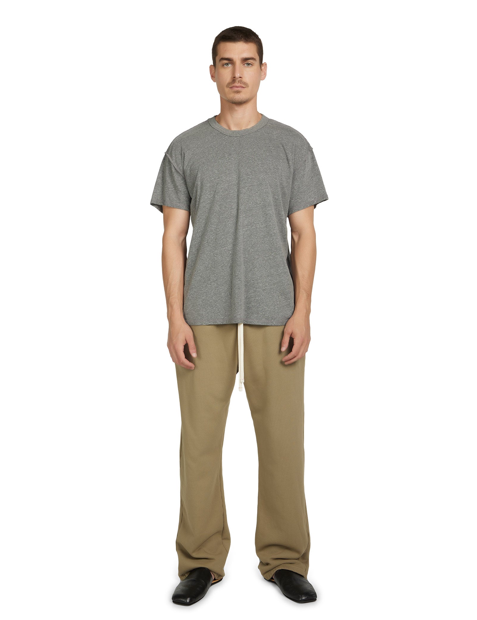 Lightweight Binded Neck Inside Out Tee