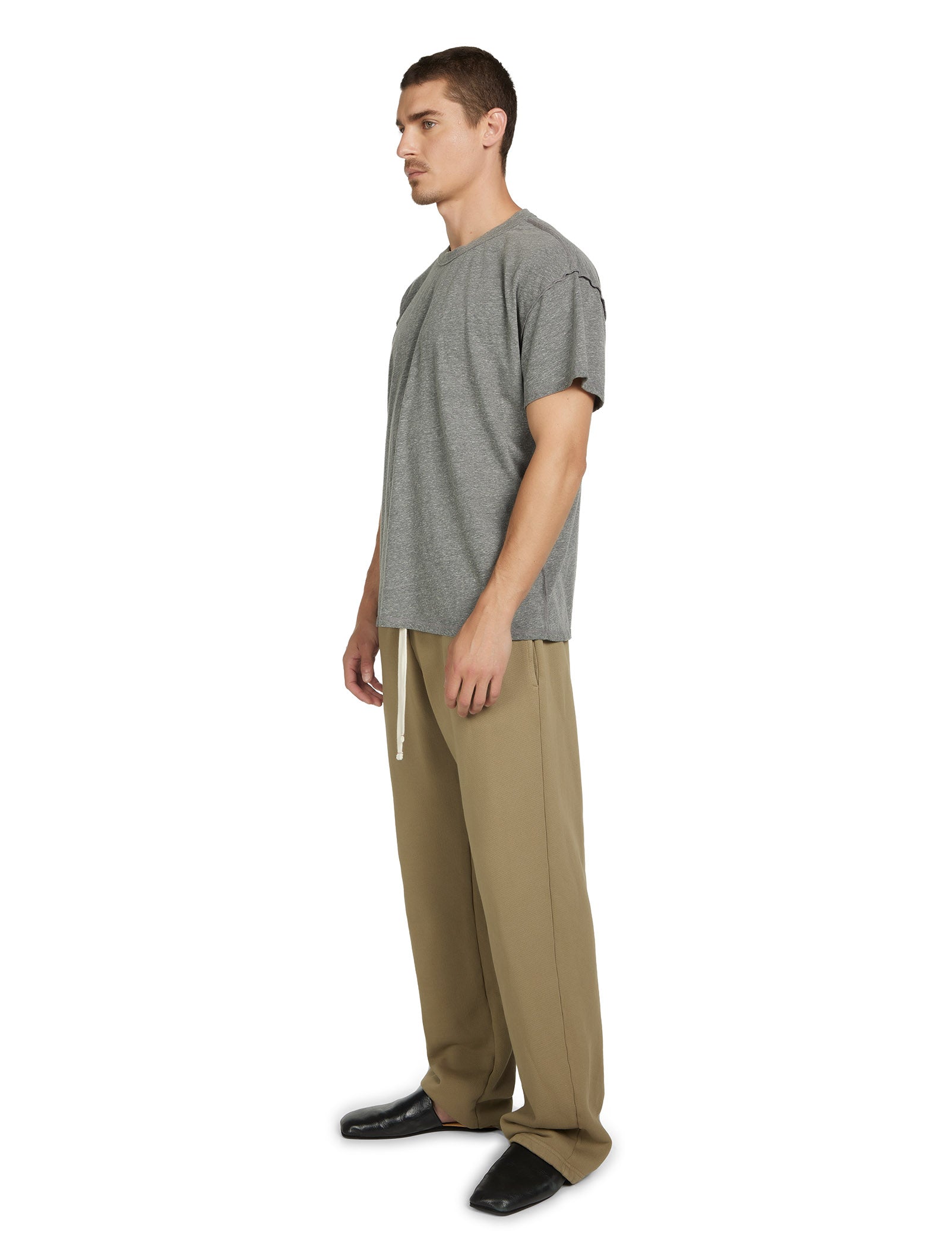 Lightweight Binded Neck Inside Out Tee