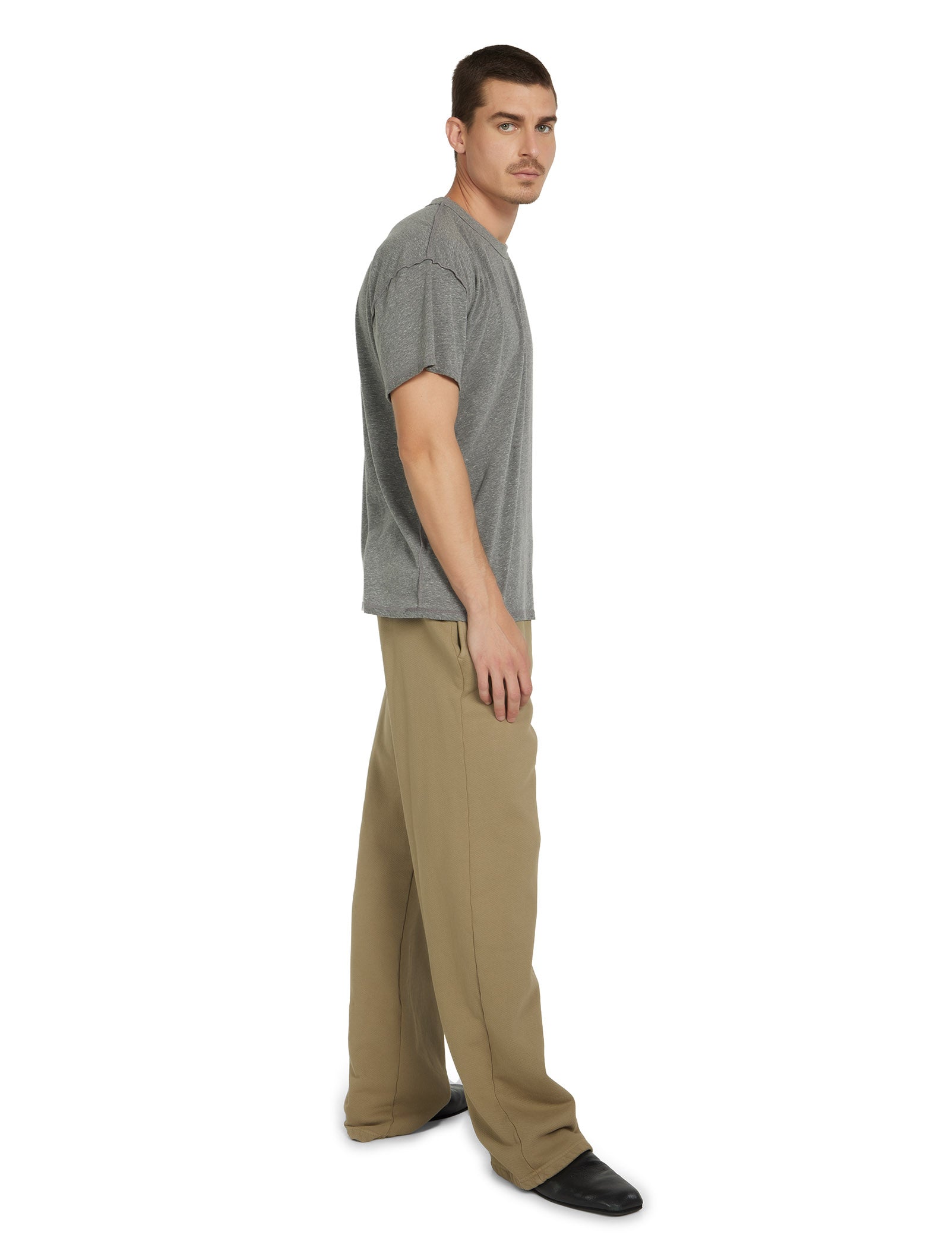 Lightweight Binded Neck Inside Out Tee