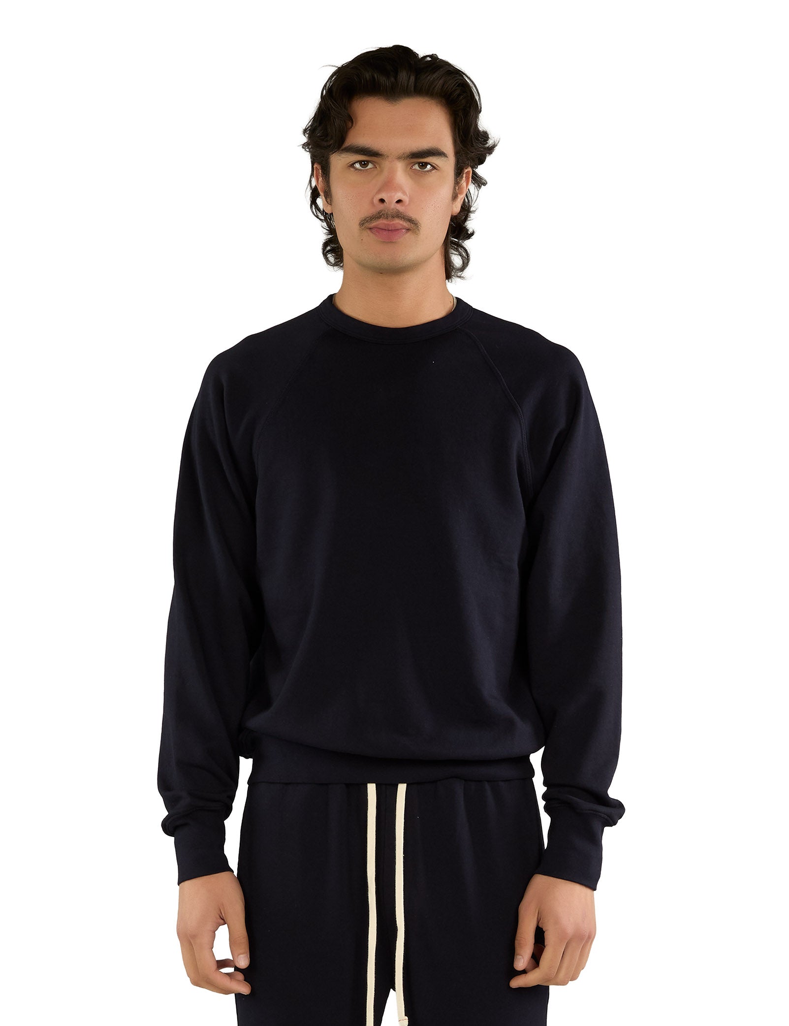 French Terry Binded Neck Raglan