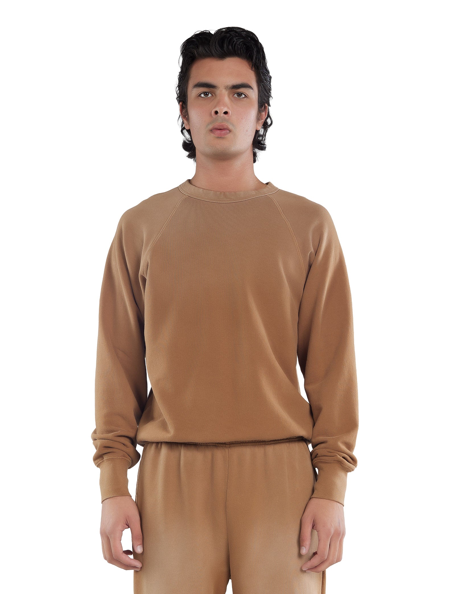 French Terry Binded Neck Raglan