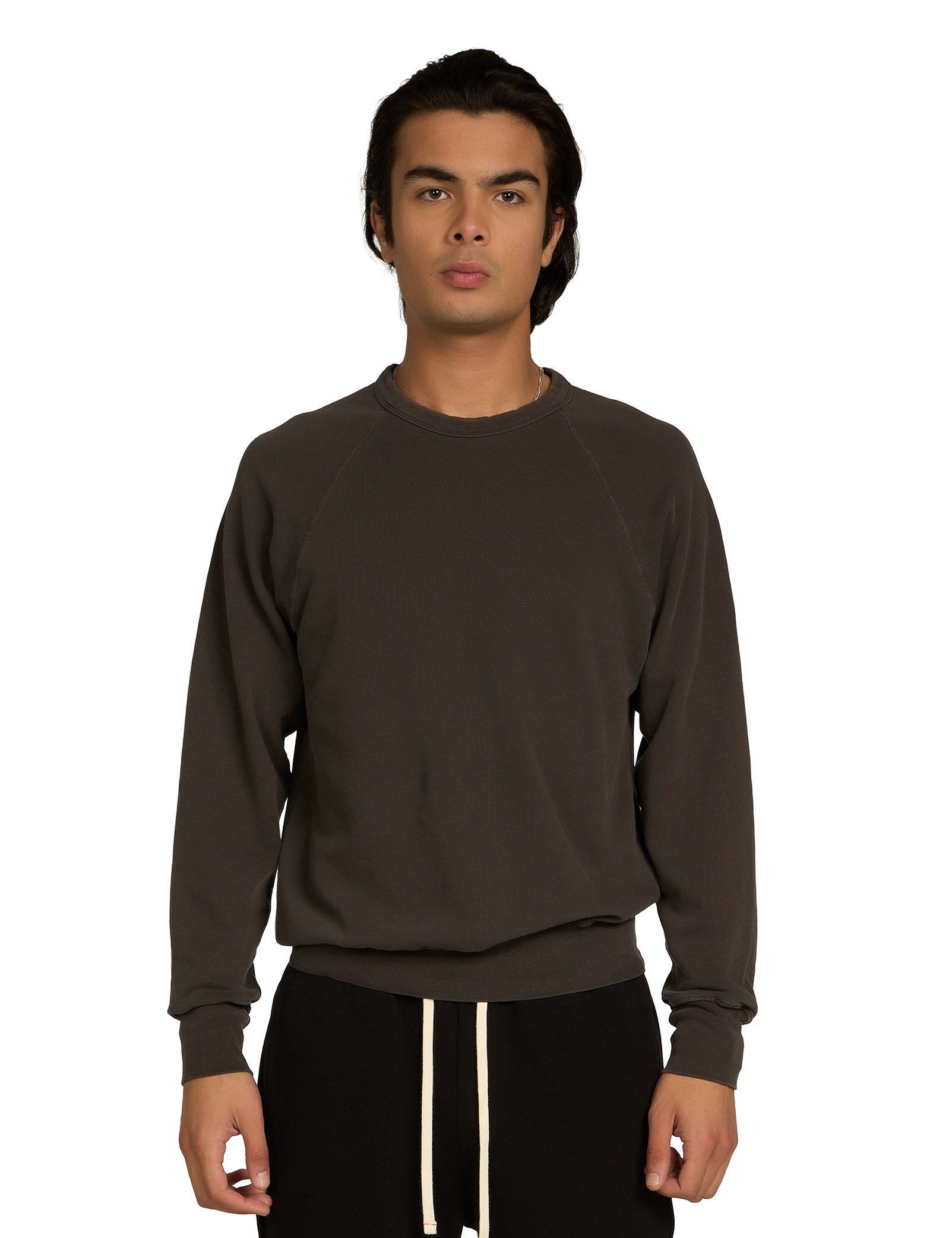French Terry Binded Neck Raglan