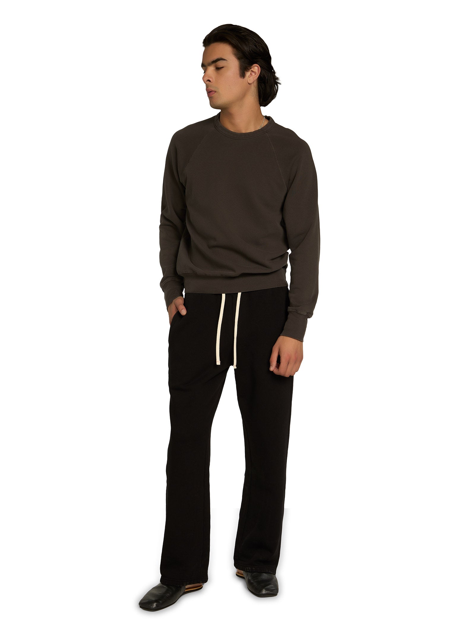 French Terry Binded Neck Raglan