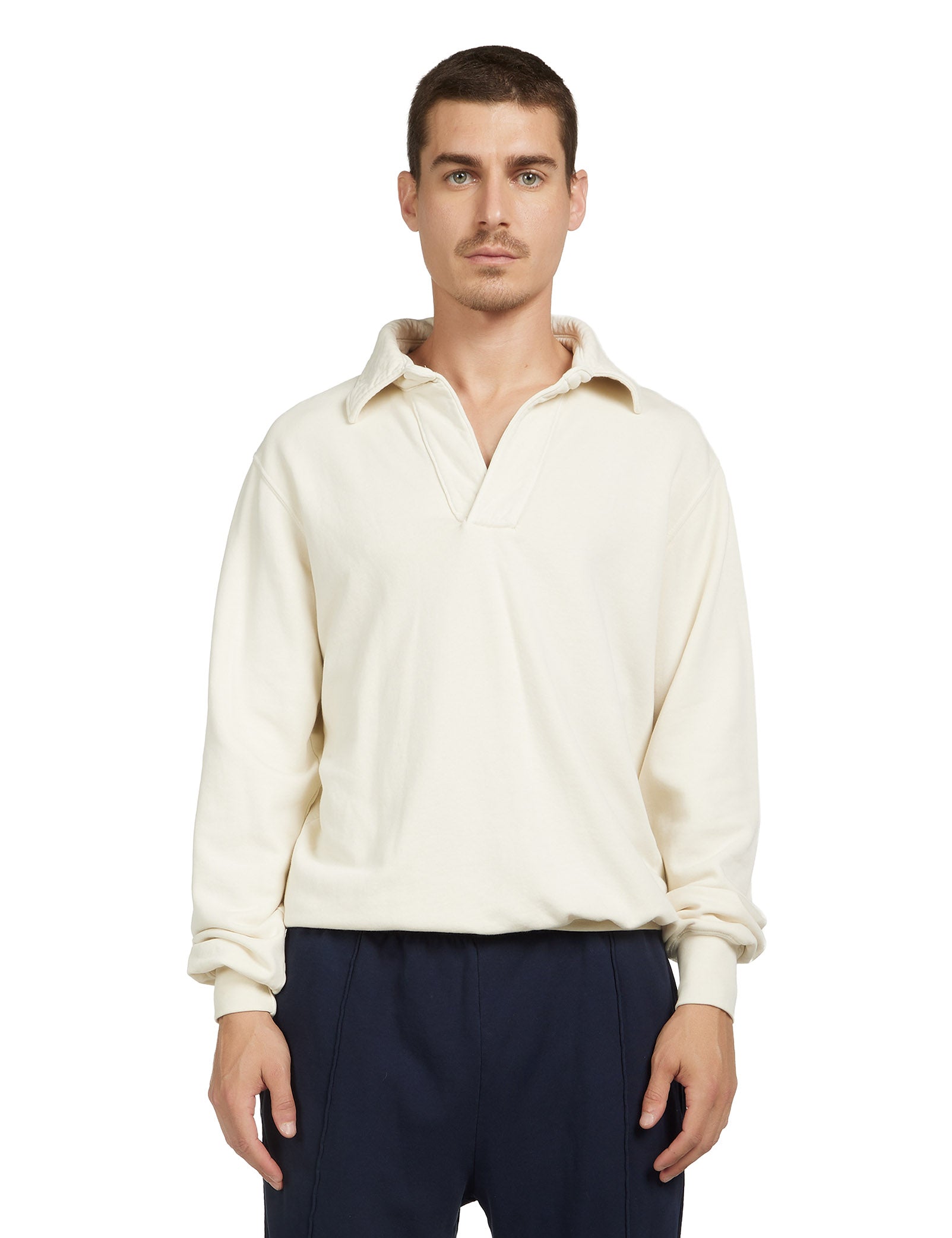 French Terry Banded Polo
