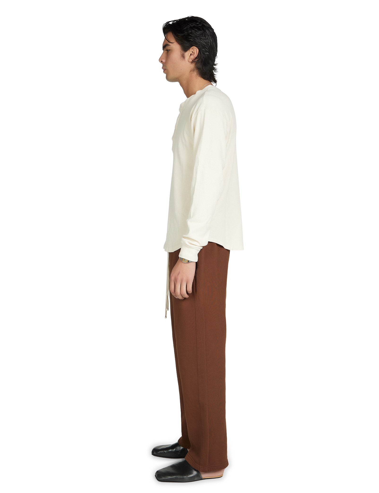 Thermal Baseball Hem Henley