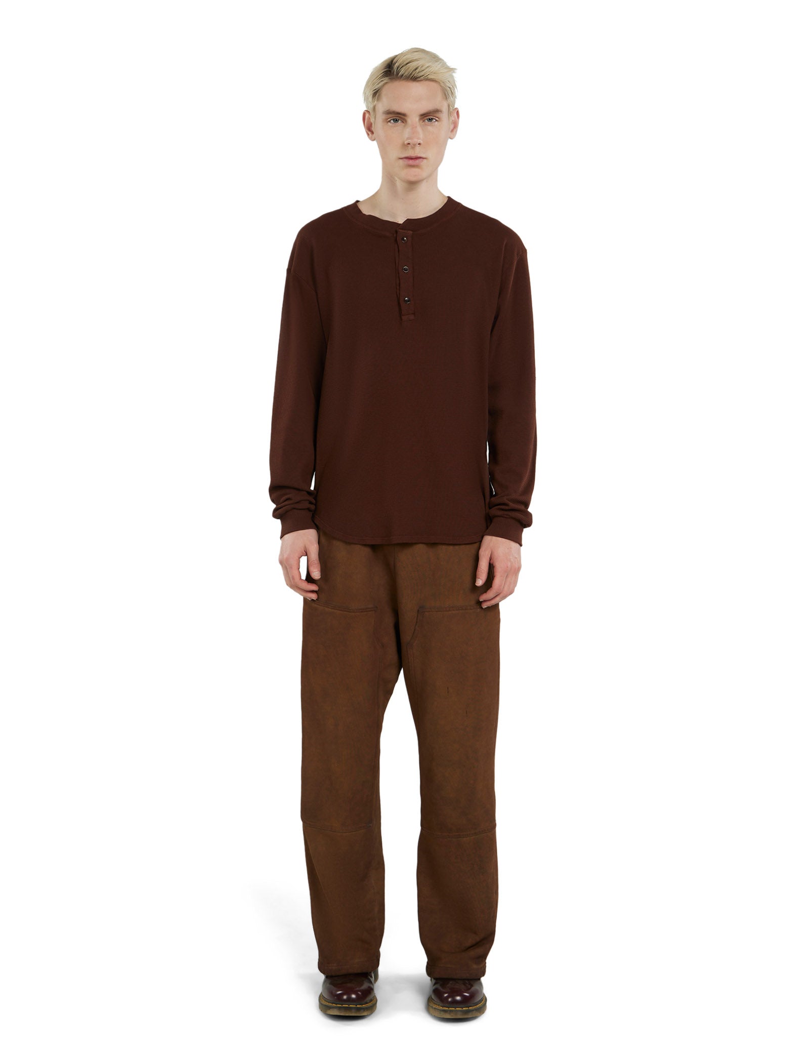 Thermal Baseball Hem Henley