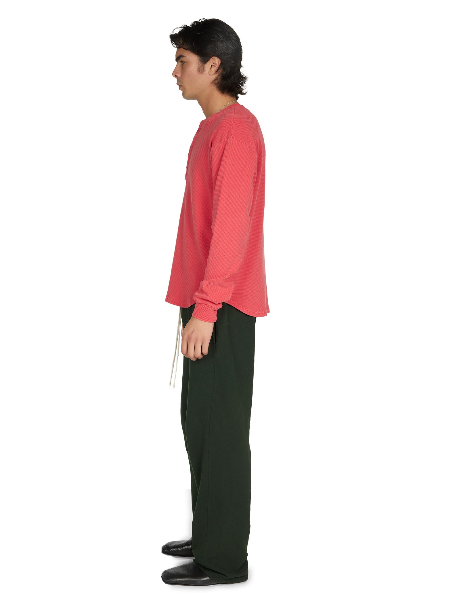 Thermal Baseball Hem Henley