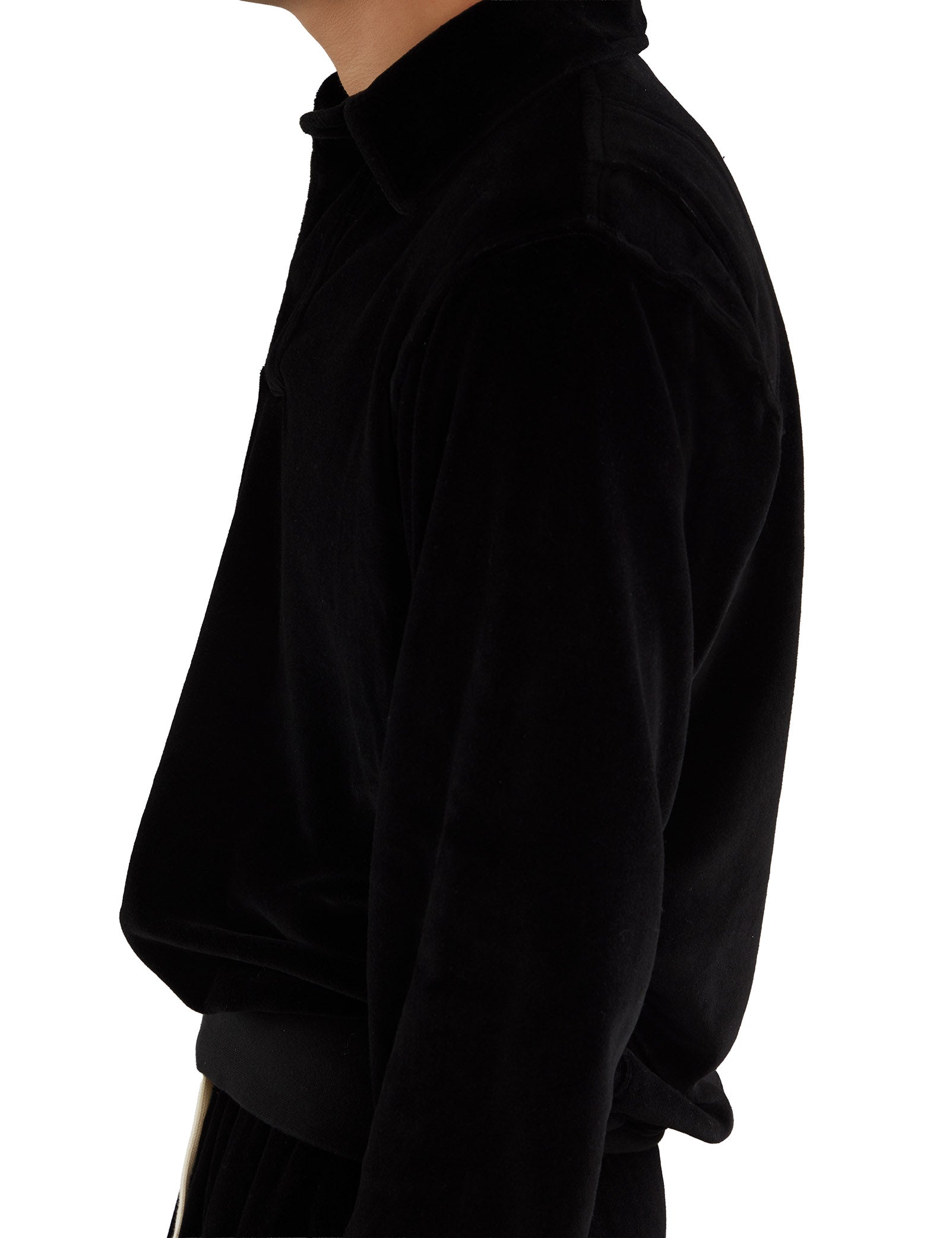 Velour Moto Back Polo