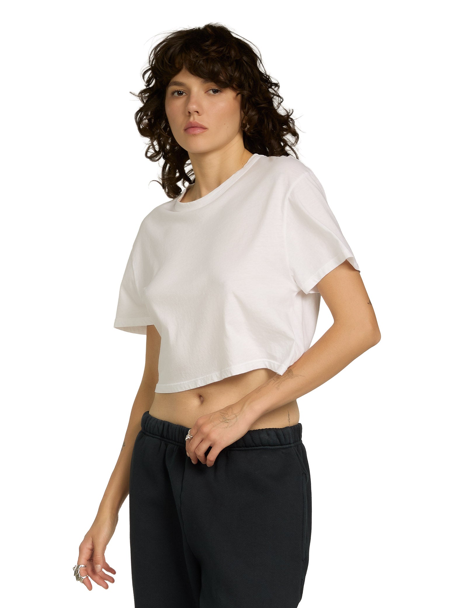 May Crop Tee – L E S T I E N