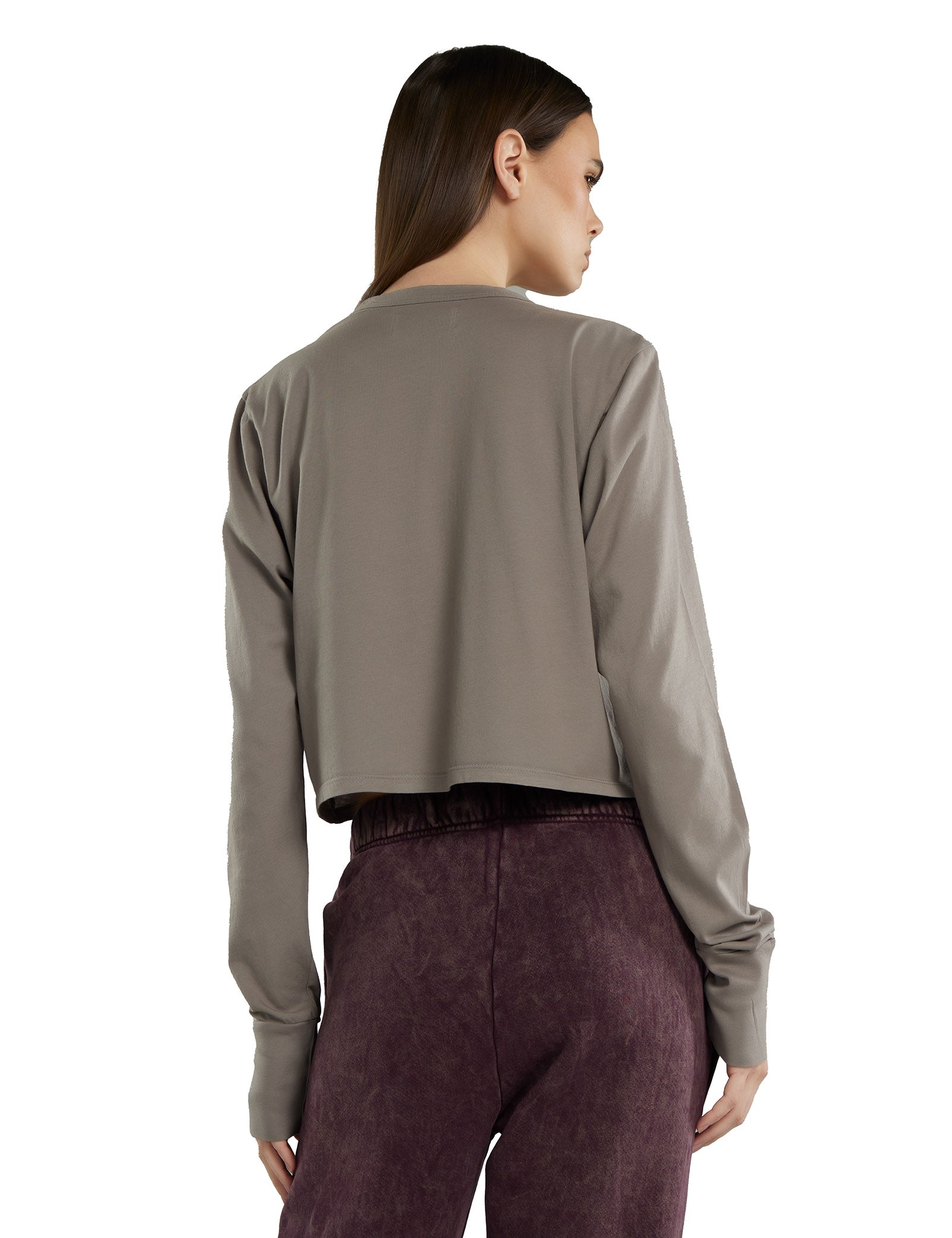 Mert Long Sleeve Crop Tee
