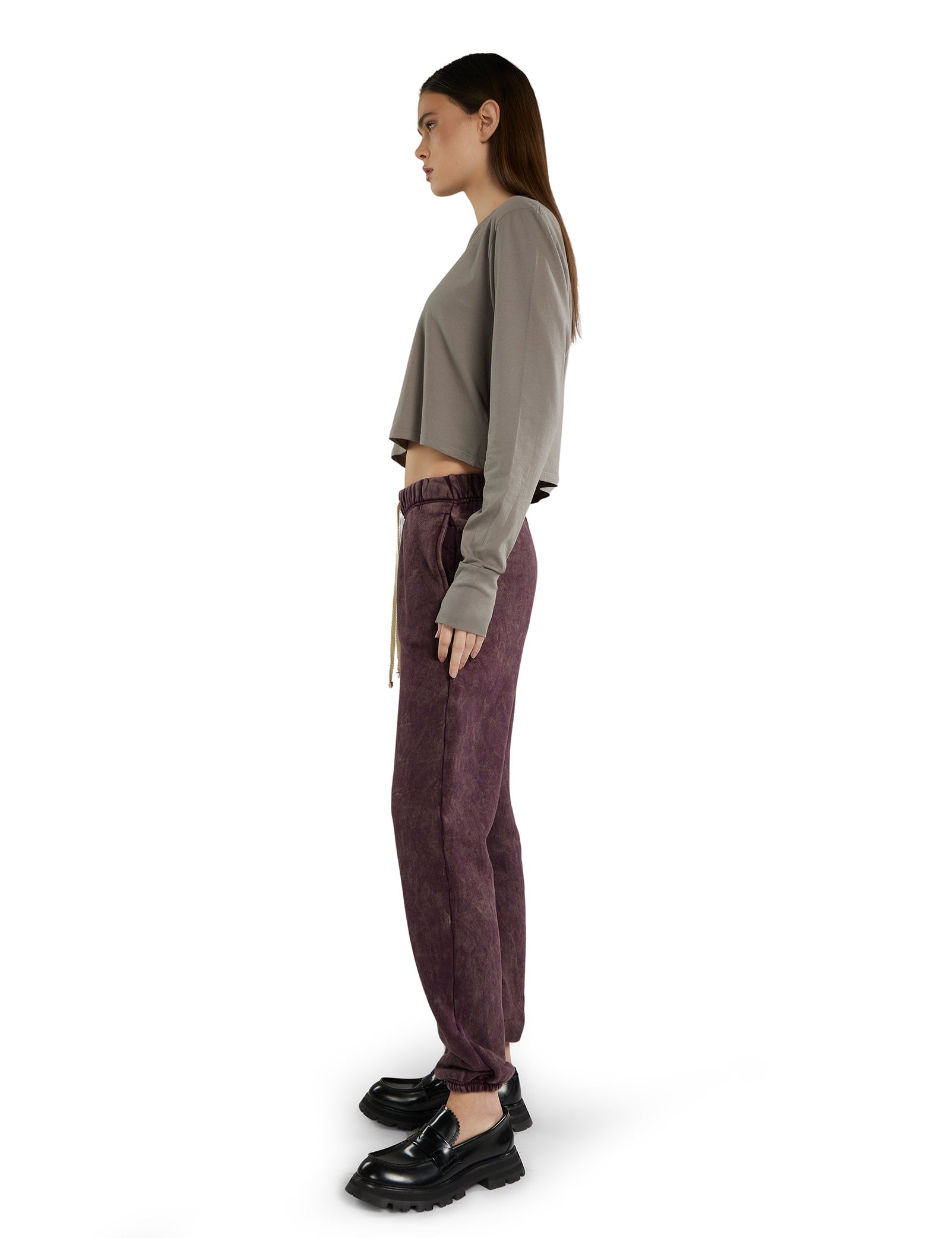 Mert Long Sleeve Crop Tee