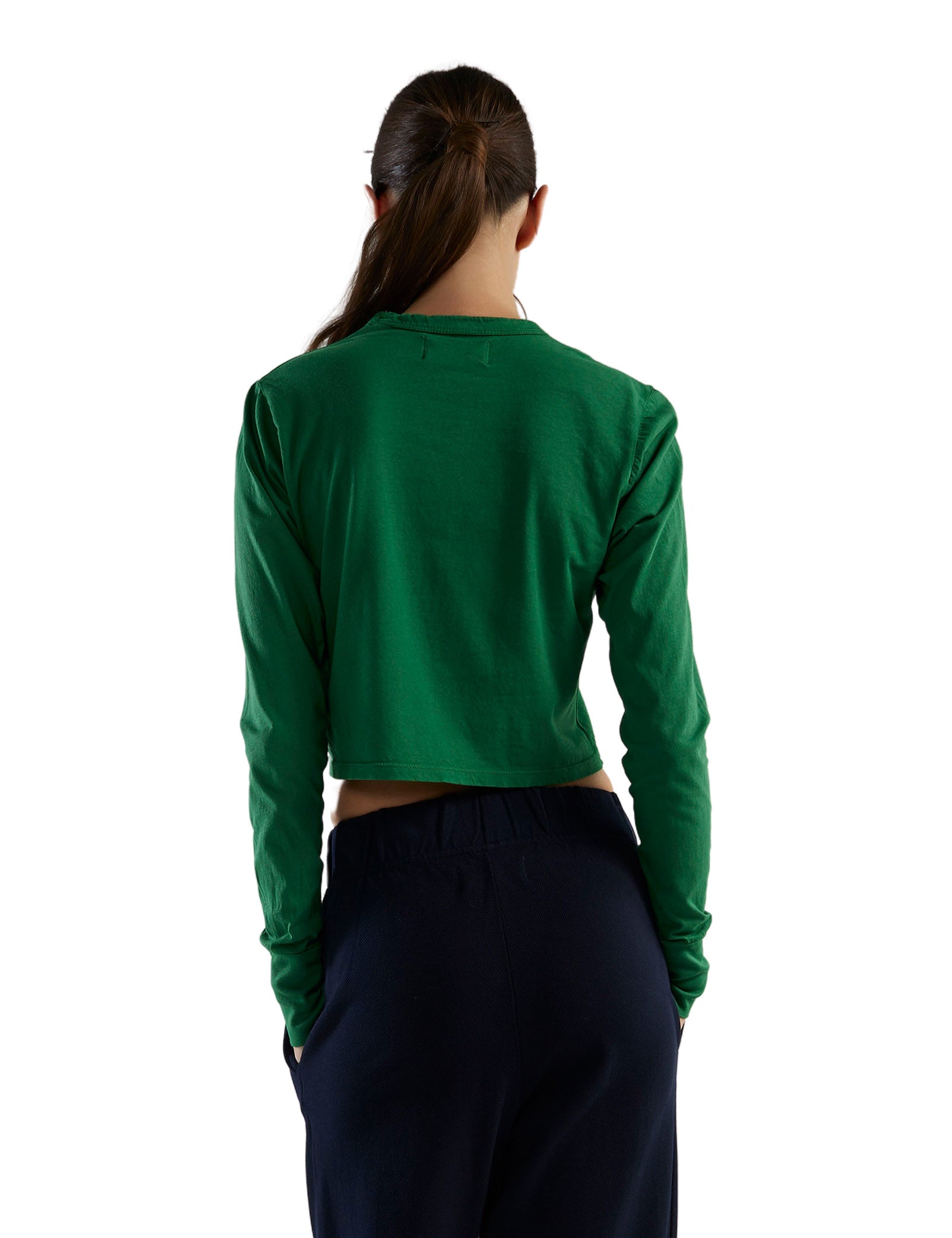 Mert Long Sleeve Crop Tee