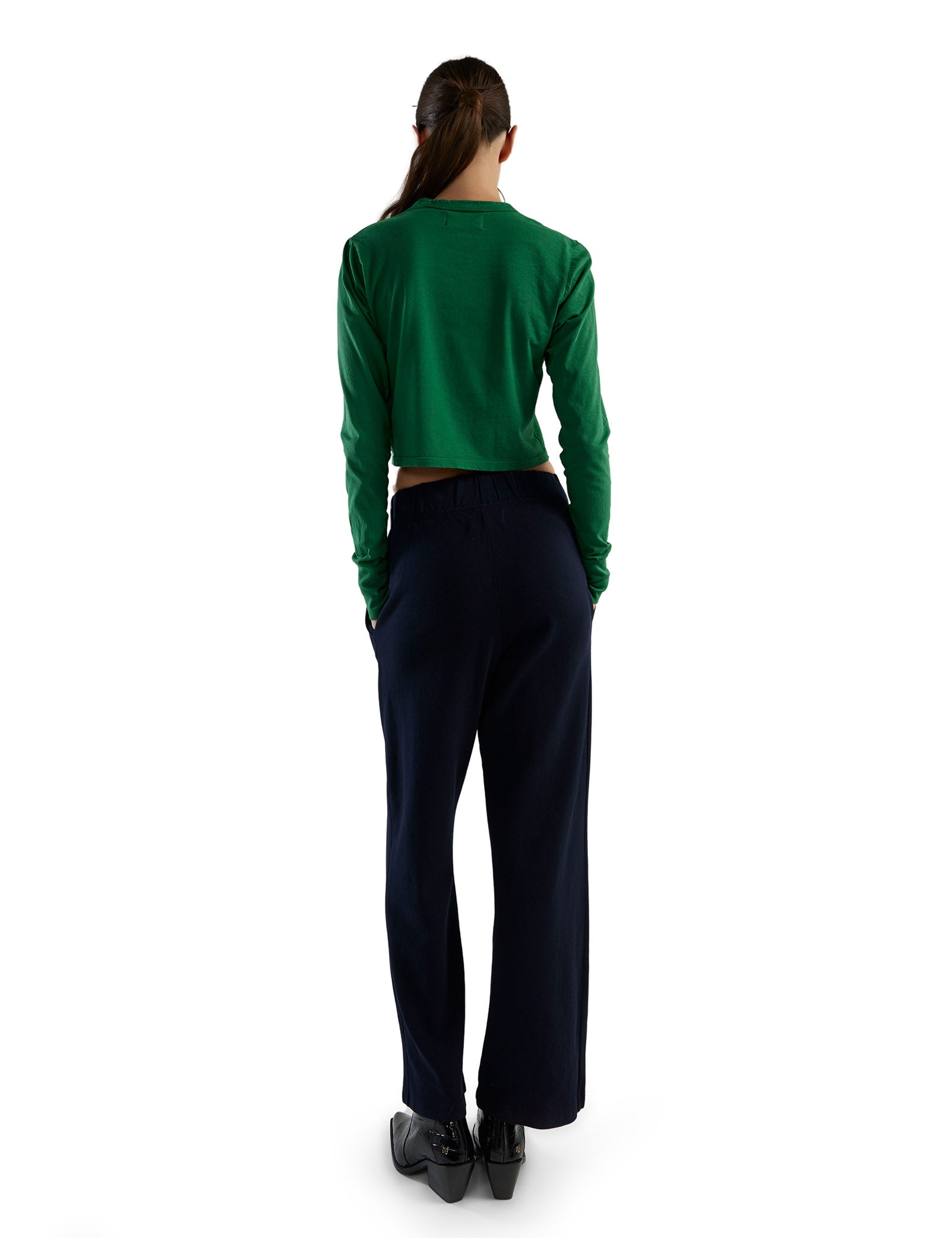 Mert Long Sleeve Crop Tee