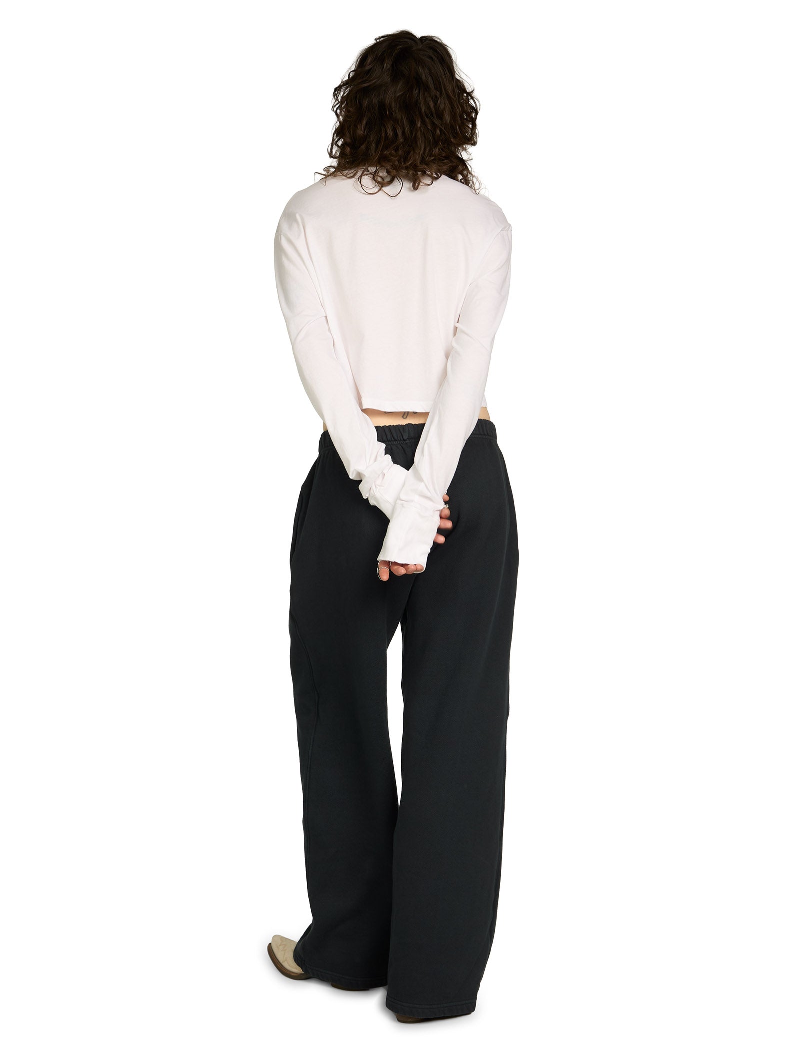 Mert Long Sleeve Crop Tee