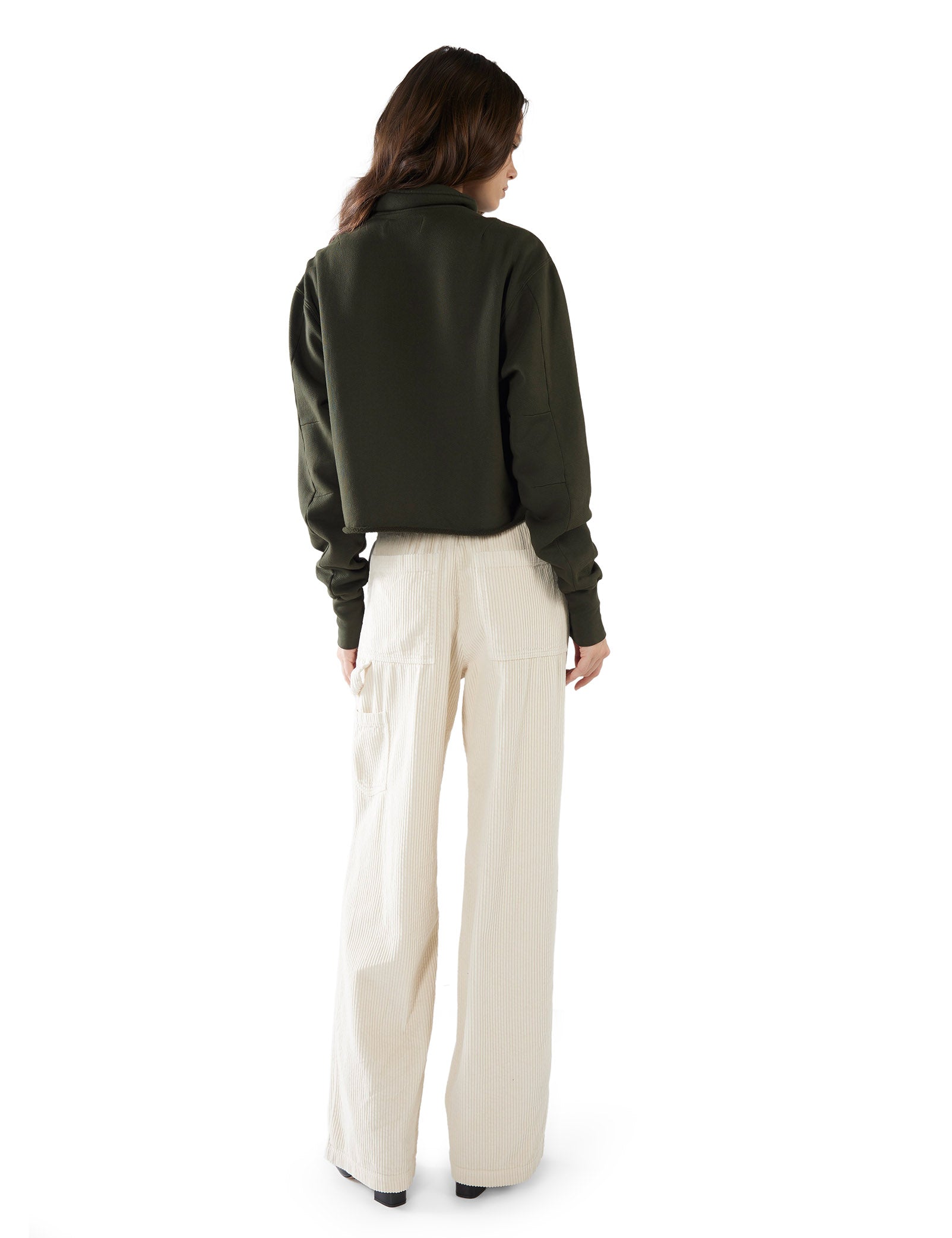 Haley Crop Half Zip Pullover