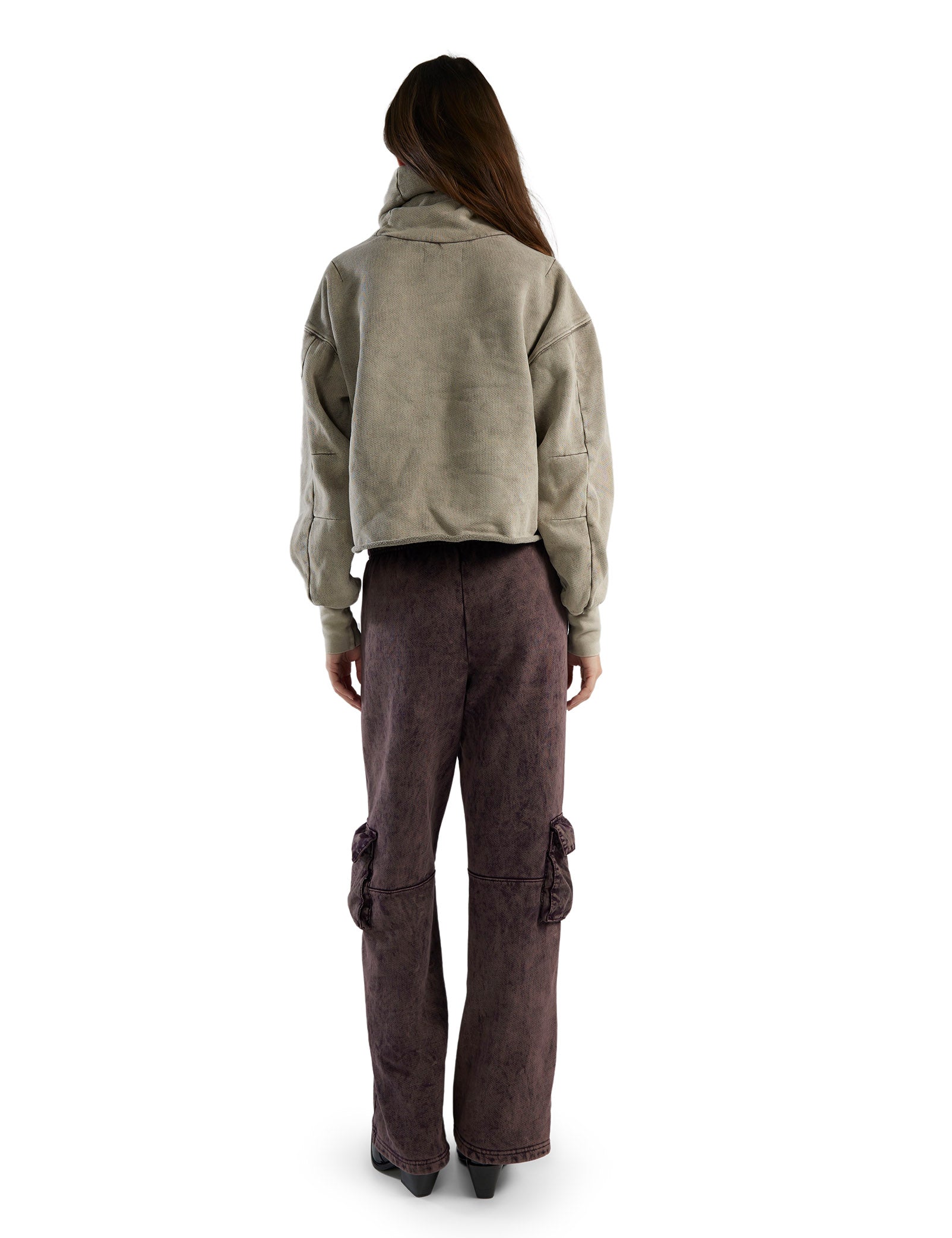 Corey Crop Cowl Neck