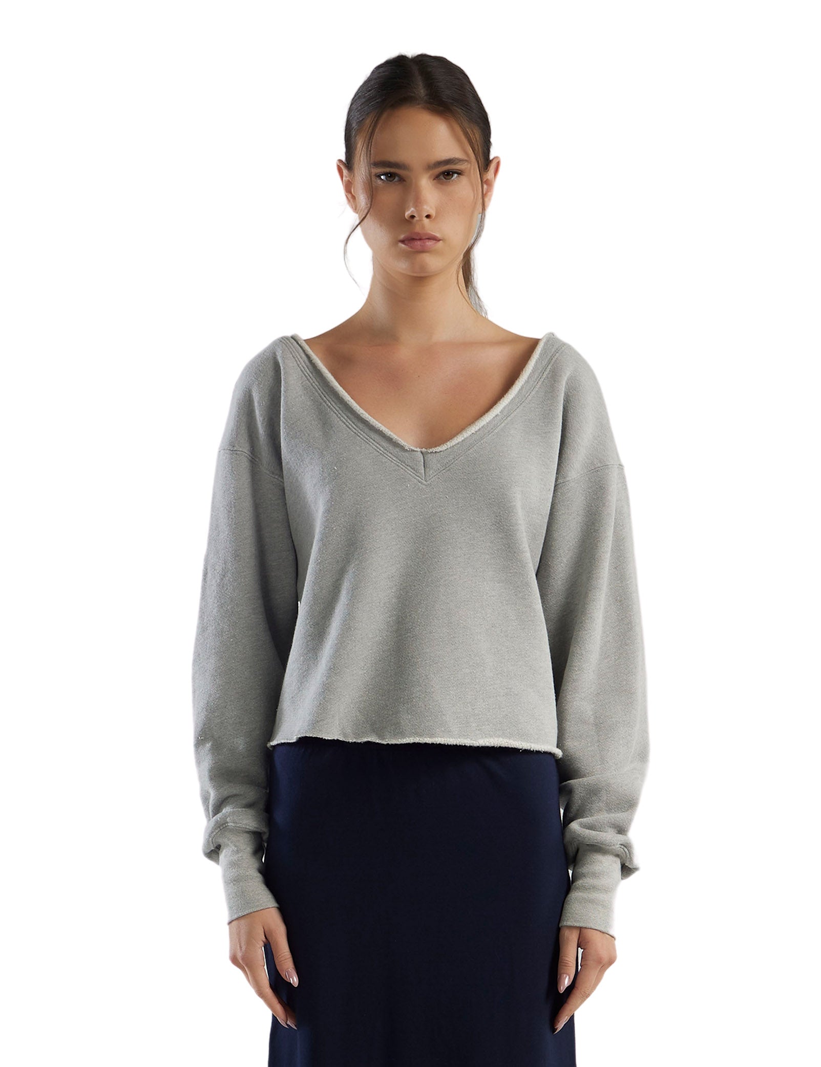 Veronica Double V Roll Neck