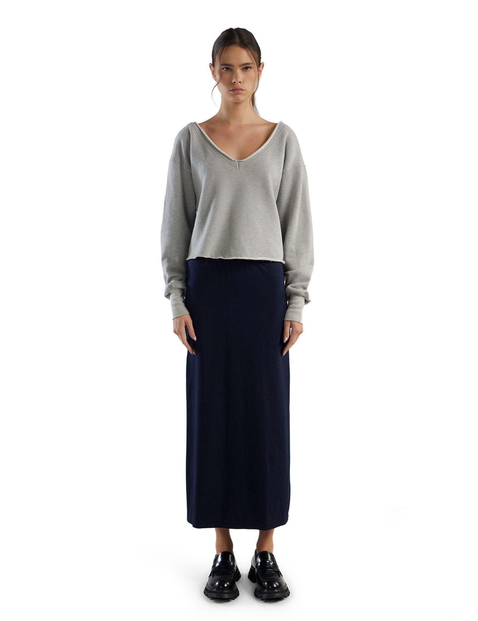 Veronica Double V Roll Neck