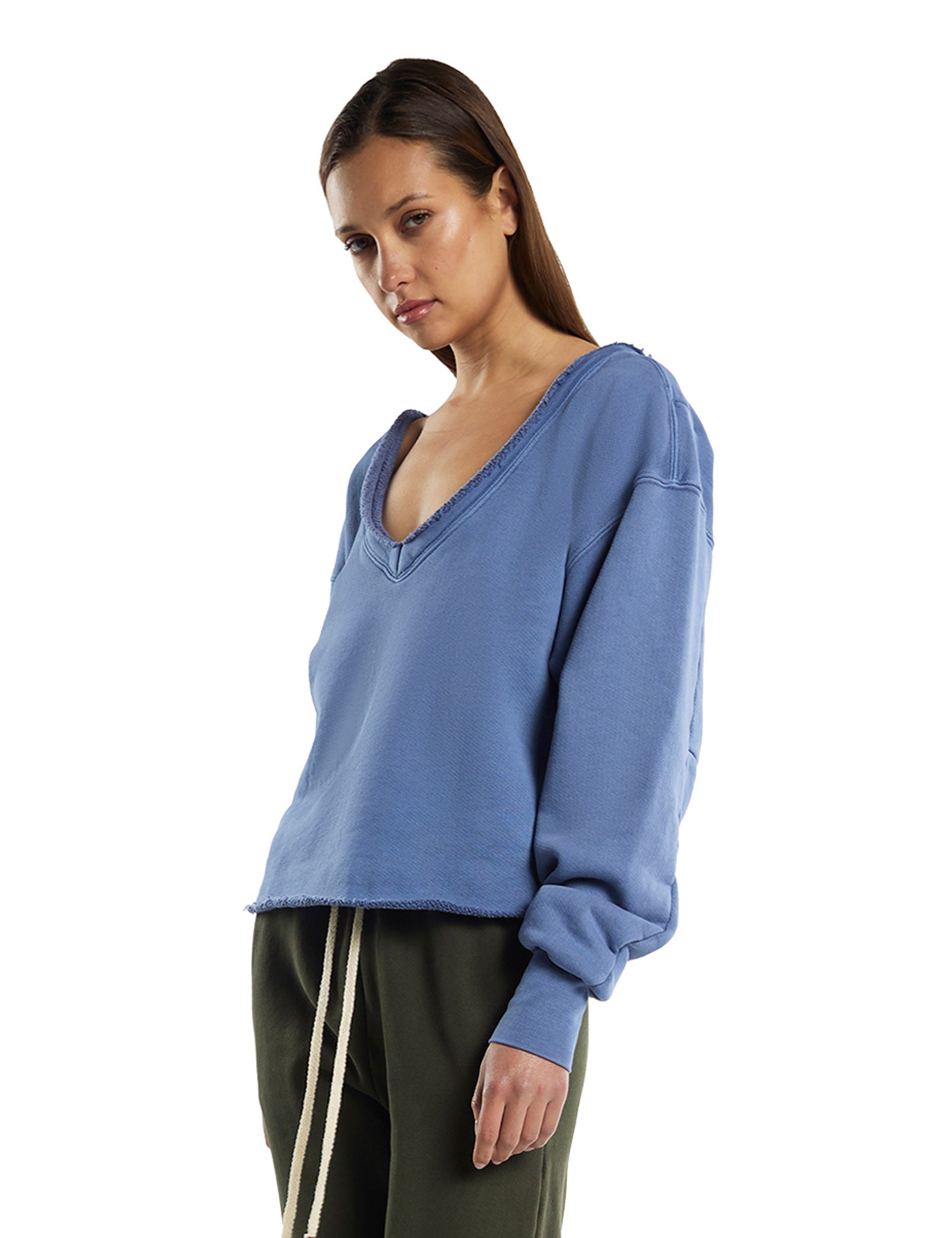 Veronica Double V Roll Neck