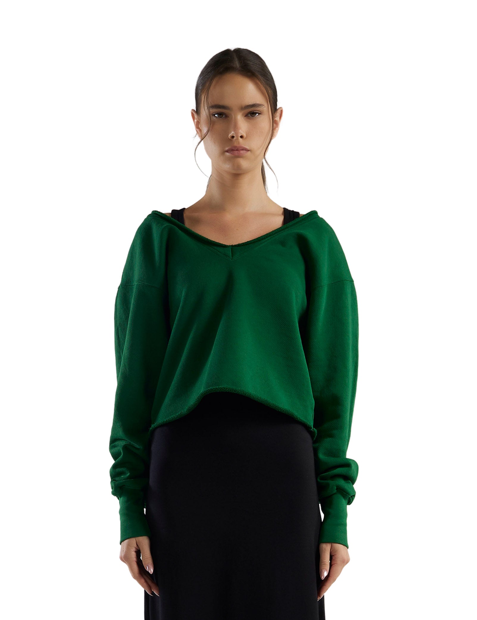 Veronica Double V Roll Neck