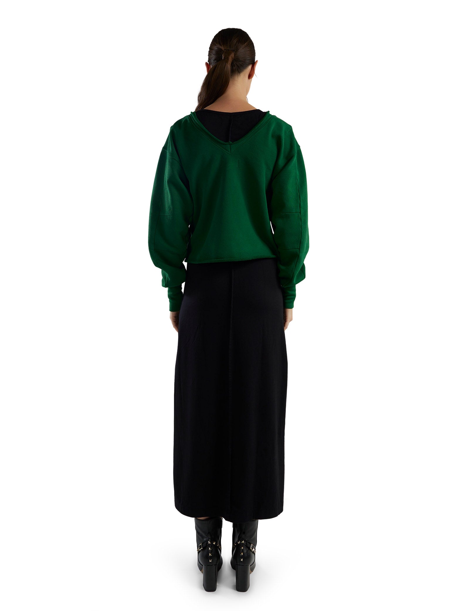 Veronica Double V Roll Neck