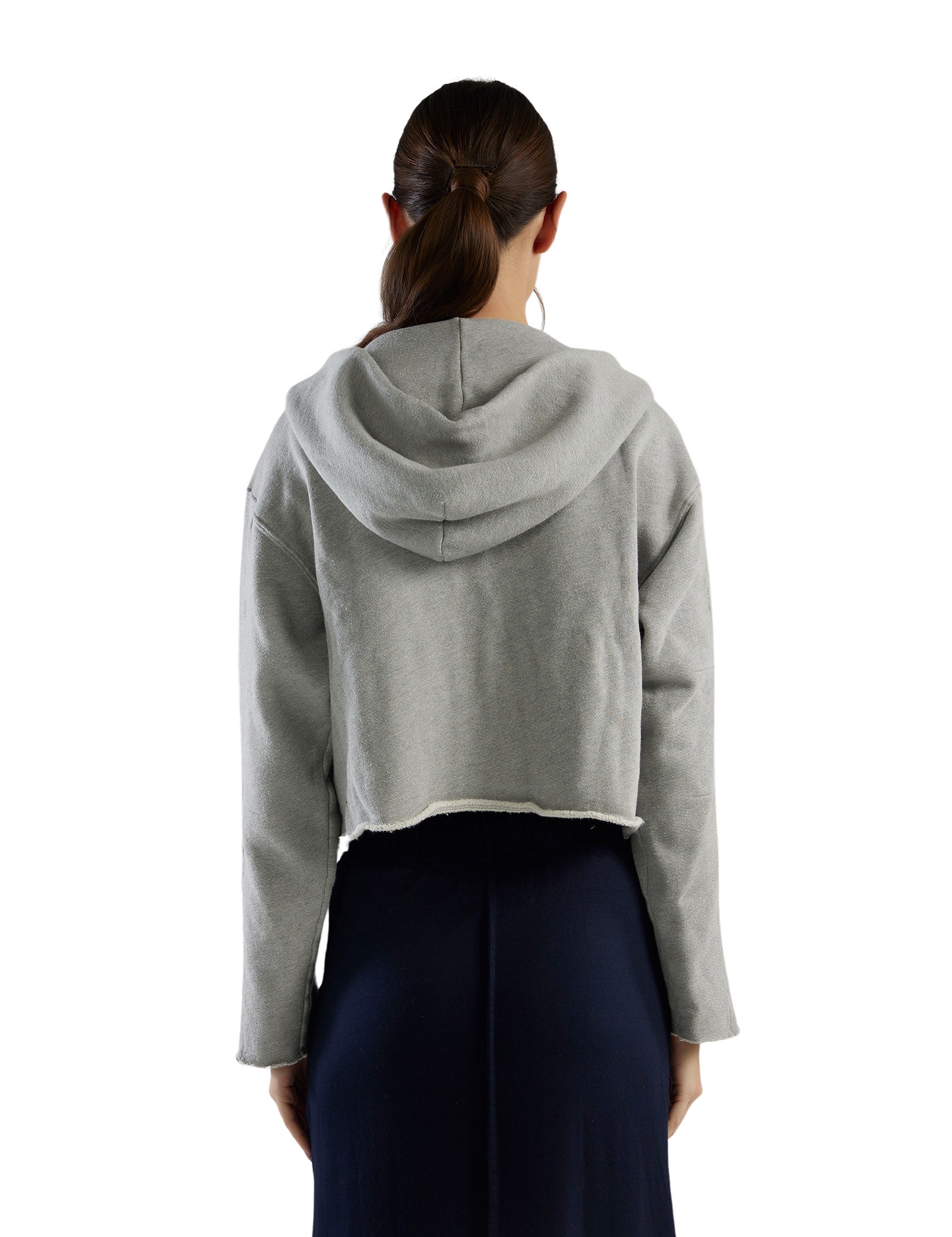 Rosa Raw Zip Hoodie