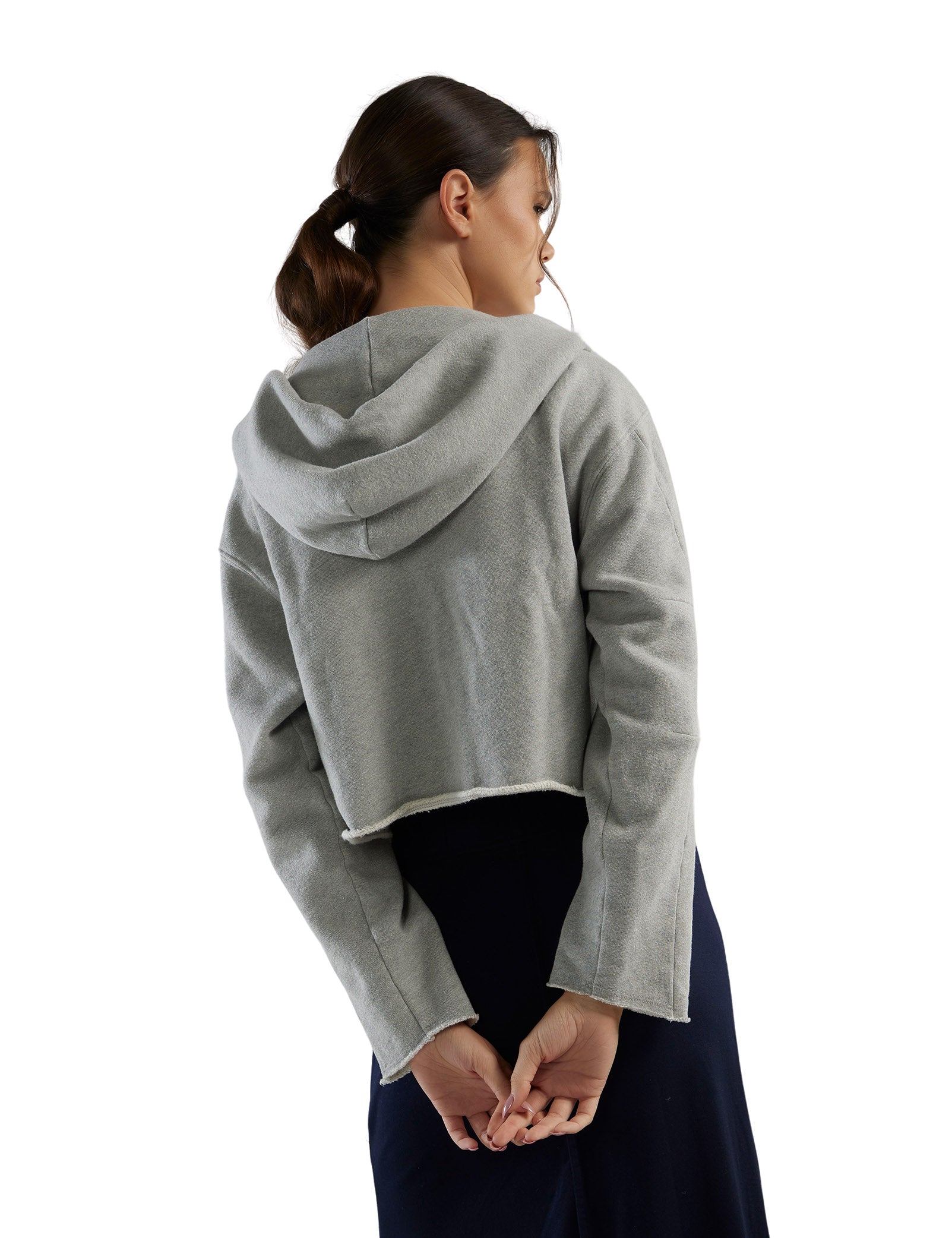 Rosa Raw Zip Hoodie
