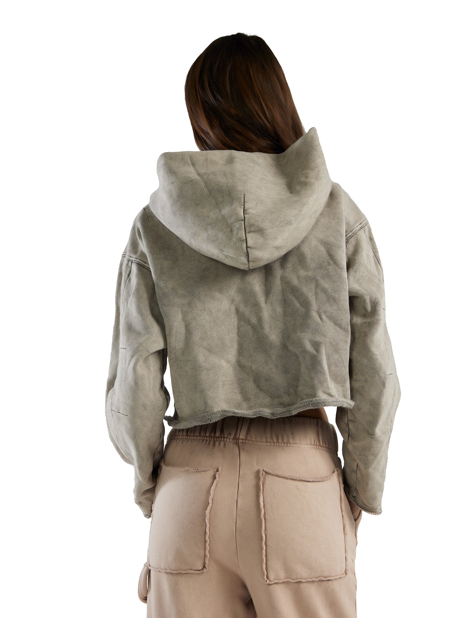 Rosa Raw Zip Hoodie