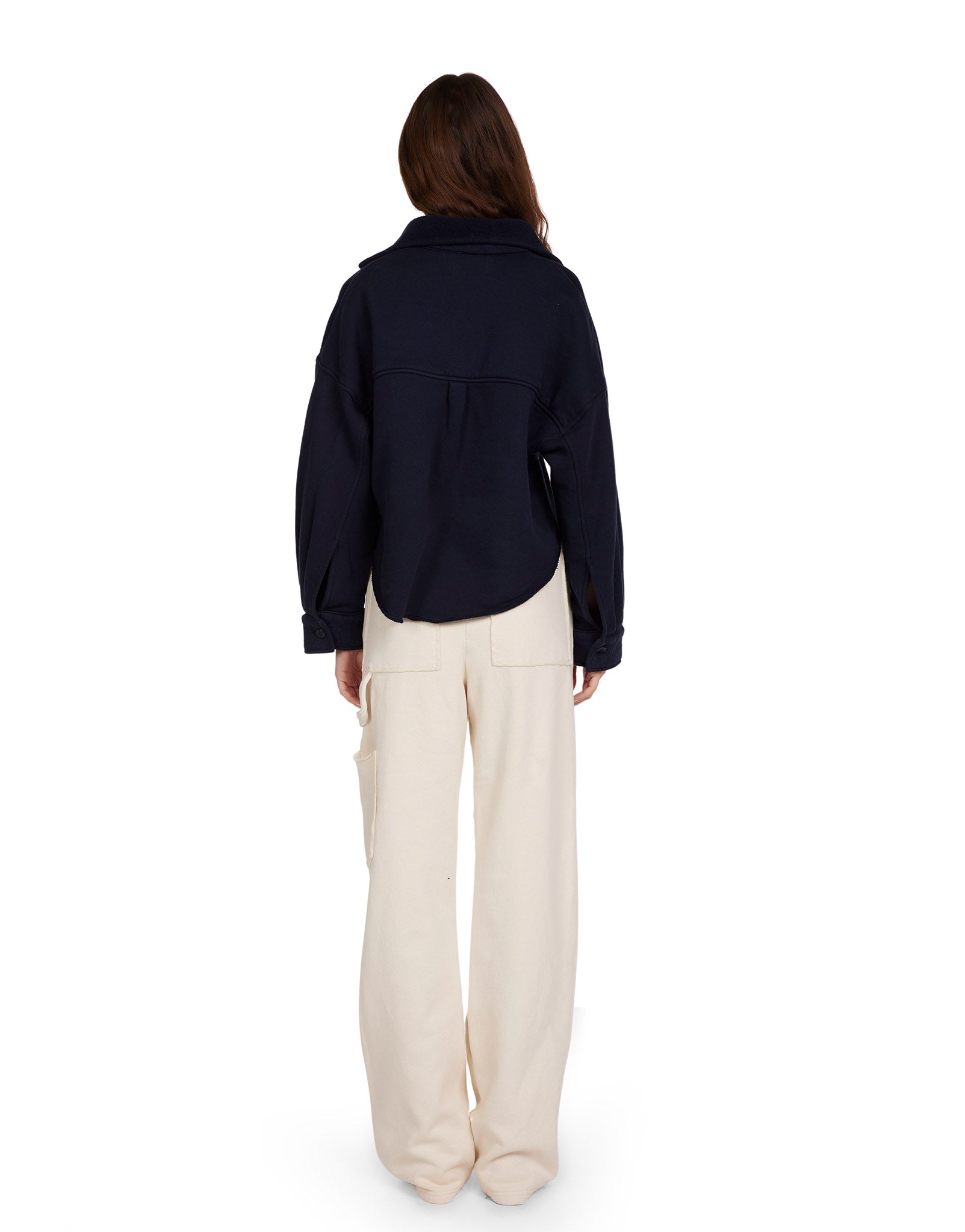 Alison Oversized Crop Button Up