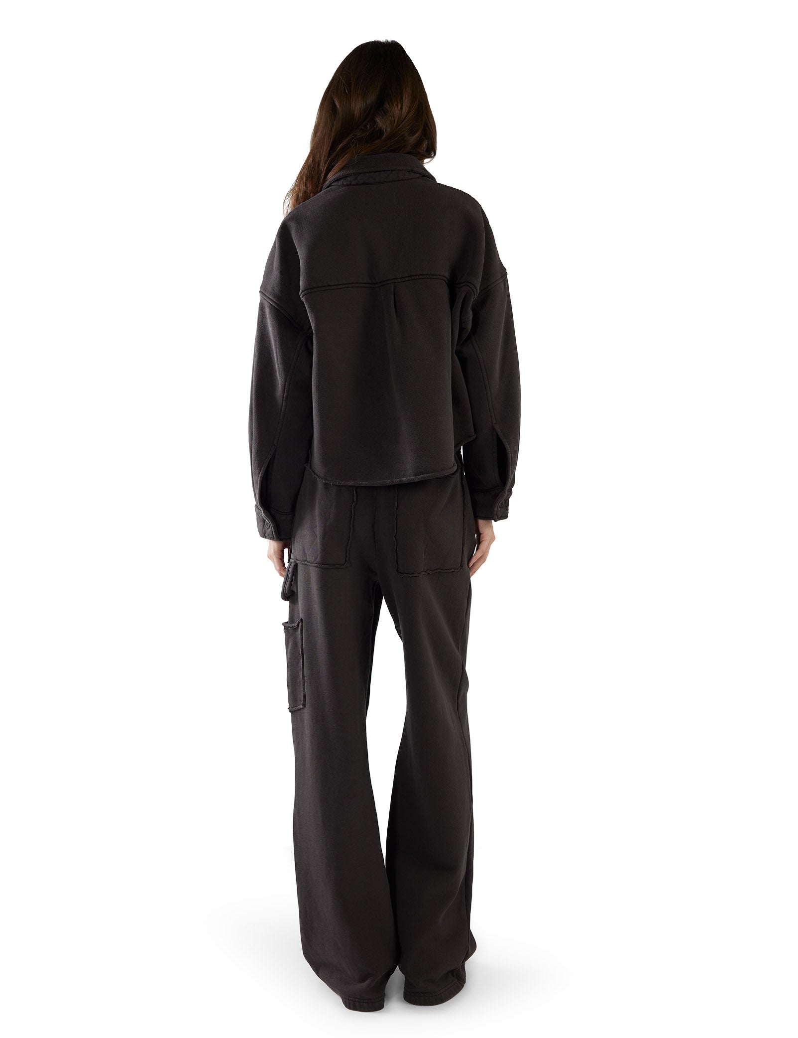 Alison Oversized Crop Button Up