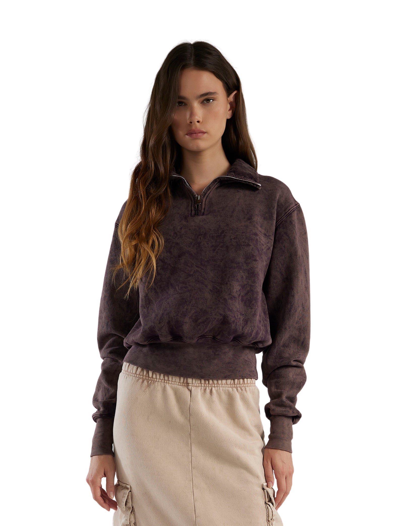 Bailey Banded Half Zip Pullover