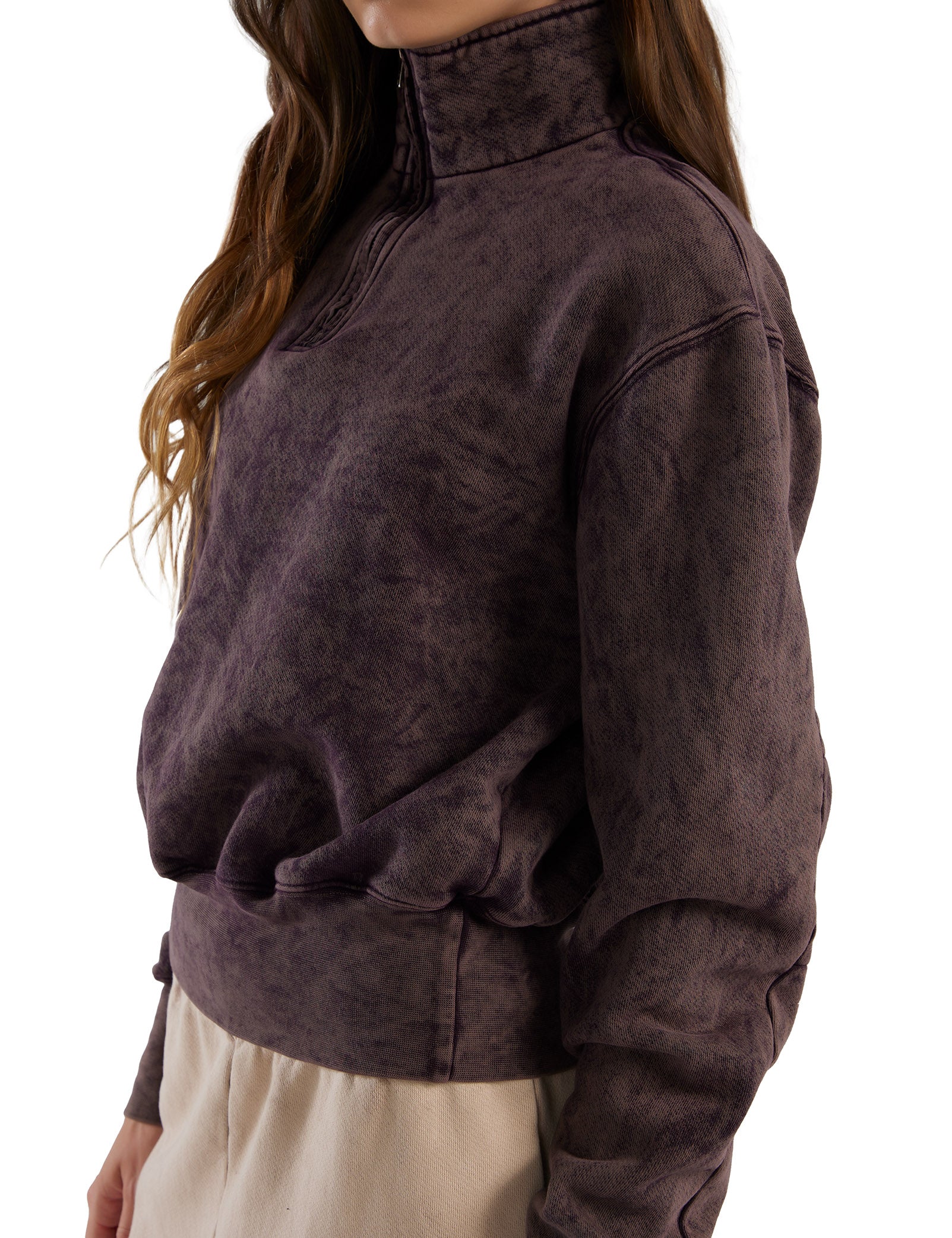 Bailey Banded Half Zip Pullover