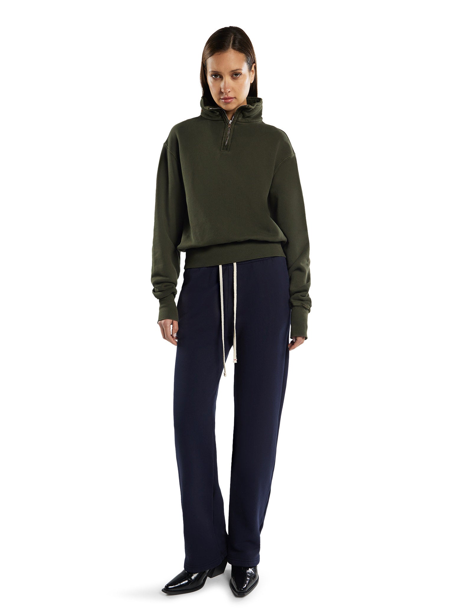 Bailey Banded Half Zip Pullover