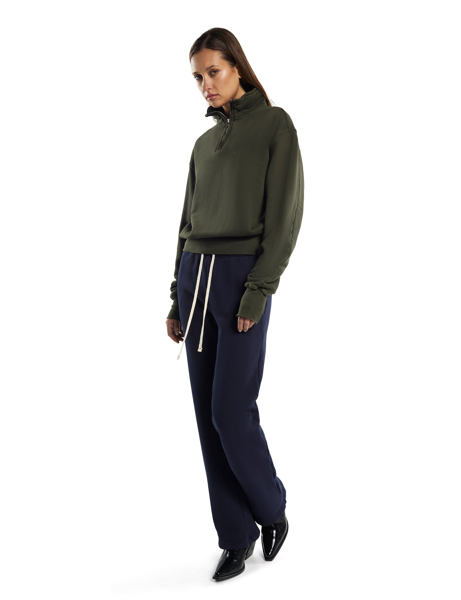 Bailey Banded Half Zip Pullover