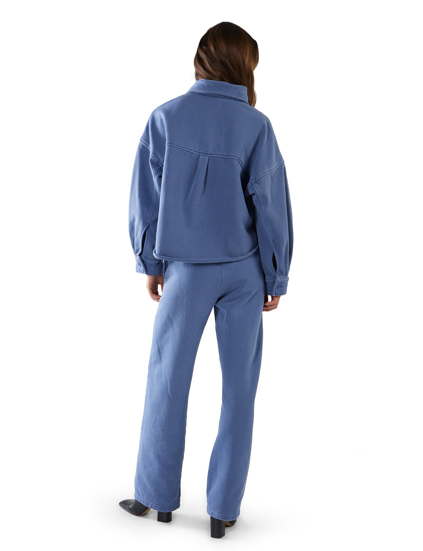 Phoebe Oversized Crop Button Up