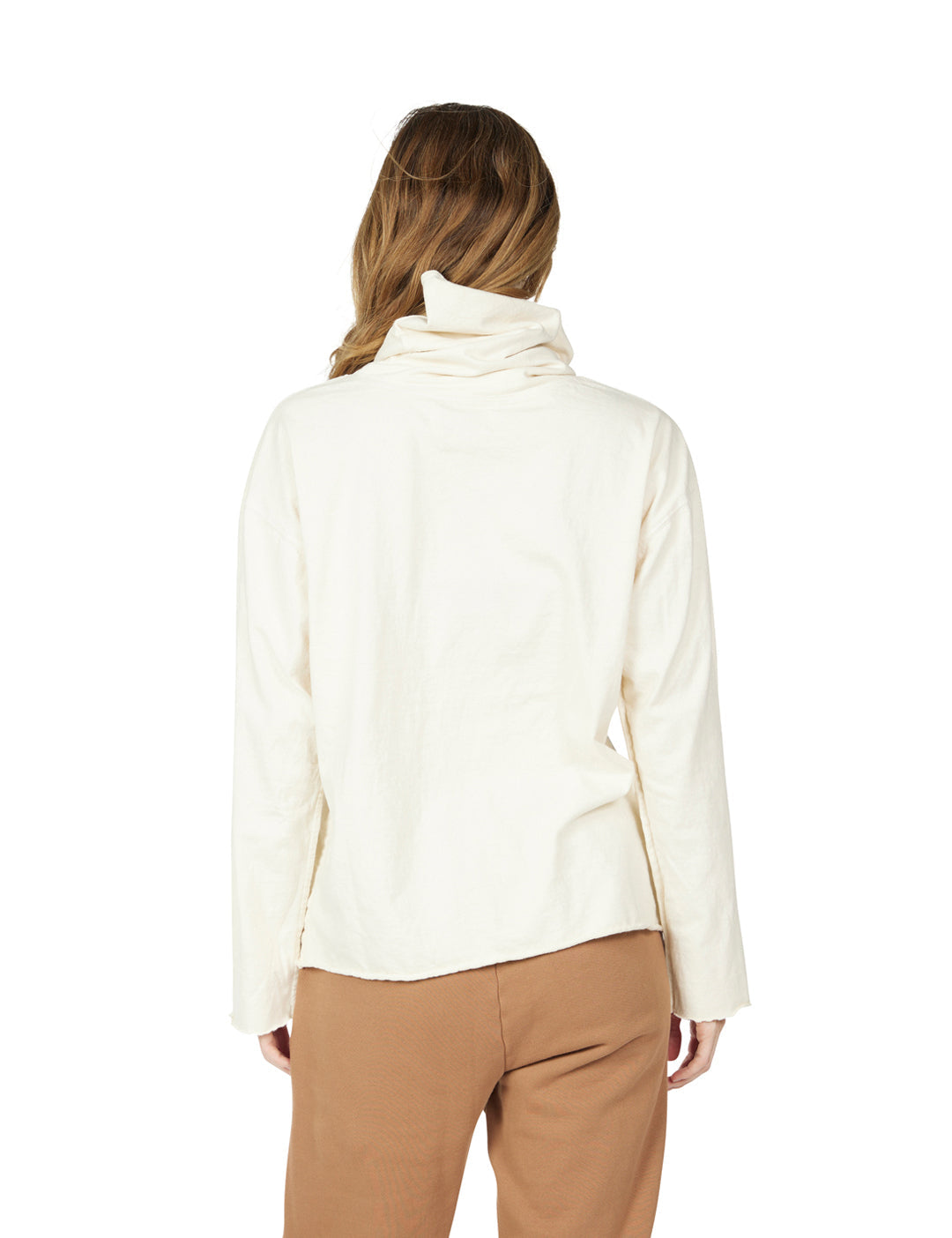 Heavyweight Cowl Neck Long Sleeve