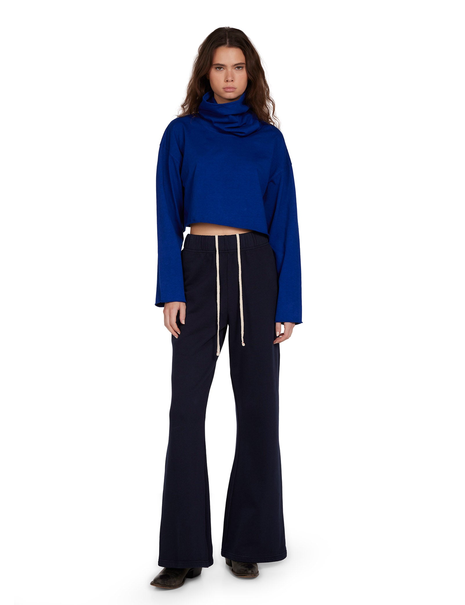 Coreena Crop Cowl Neck